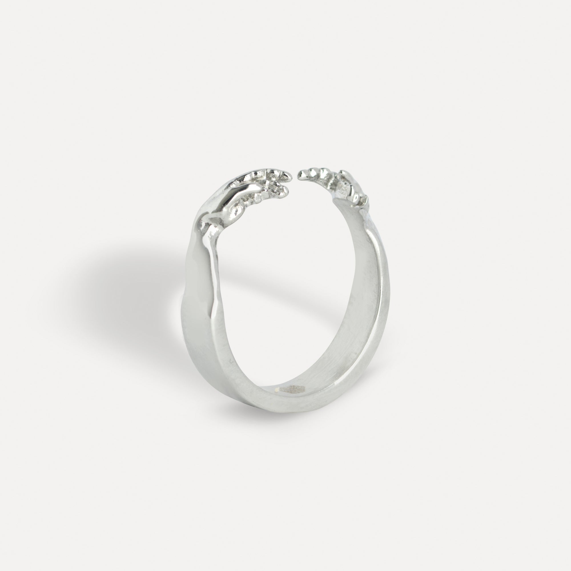 Creation Of Adam Ring - Silver