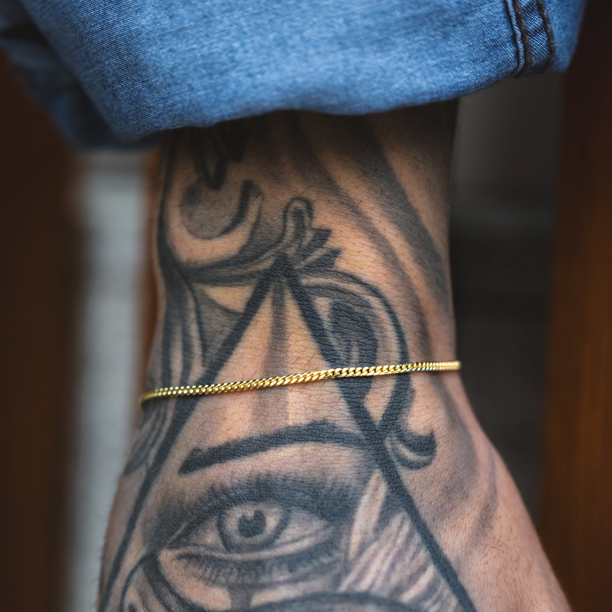 Italian 925 Gold Cuban Bracelet (2MM)