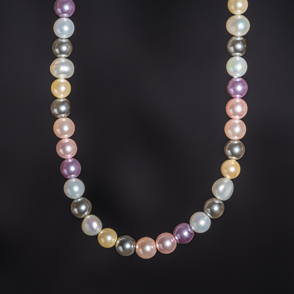 Pastel Pearl Chain - Men's Pearl Necklace | Twistedpendant