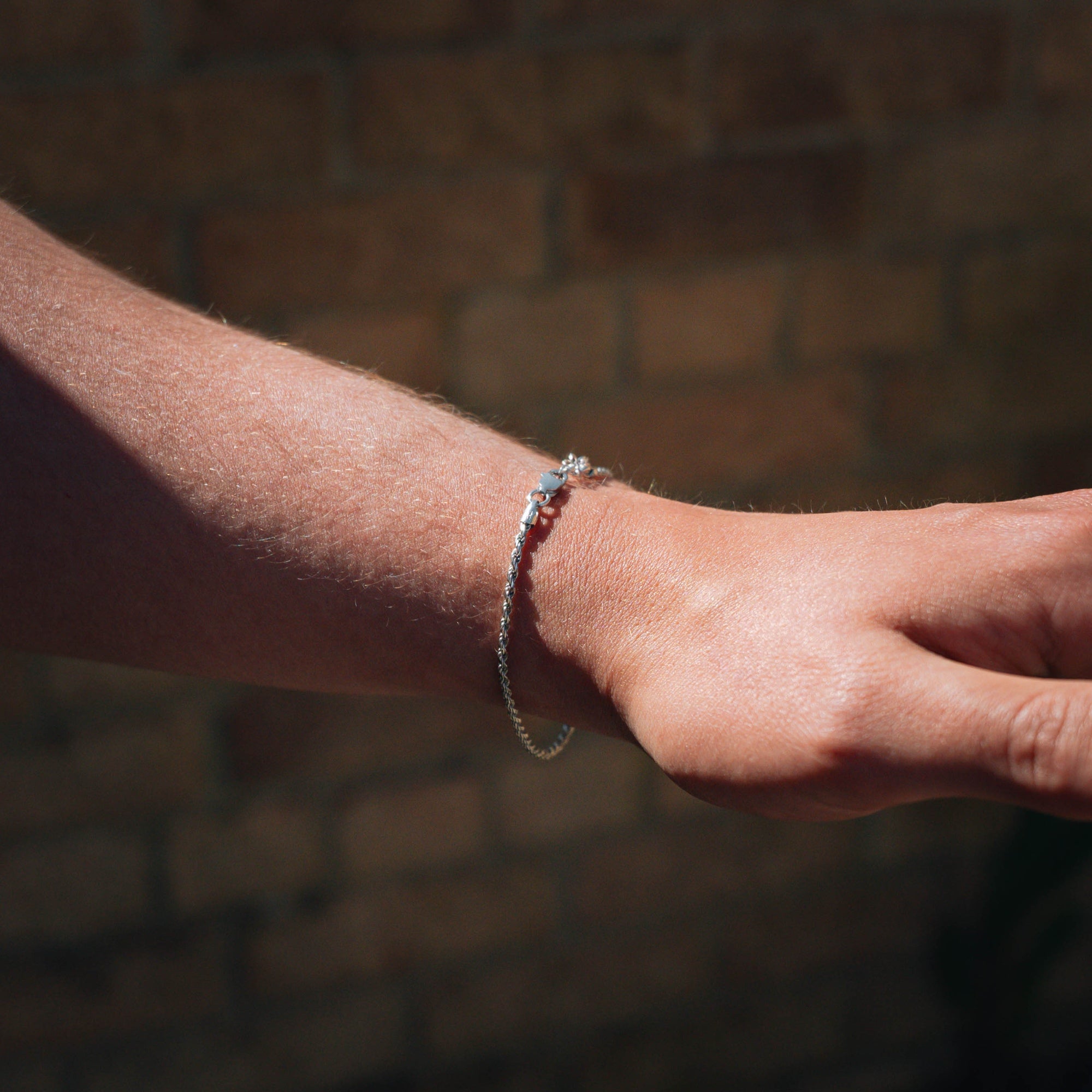 925 Sterling Silver Rope Bracelet - Mens Rope Bracelet By Twistedpendant