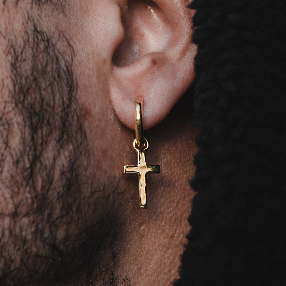 Cross Drop (Silver)