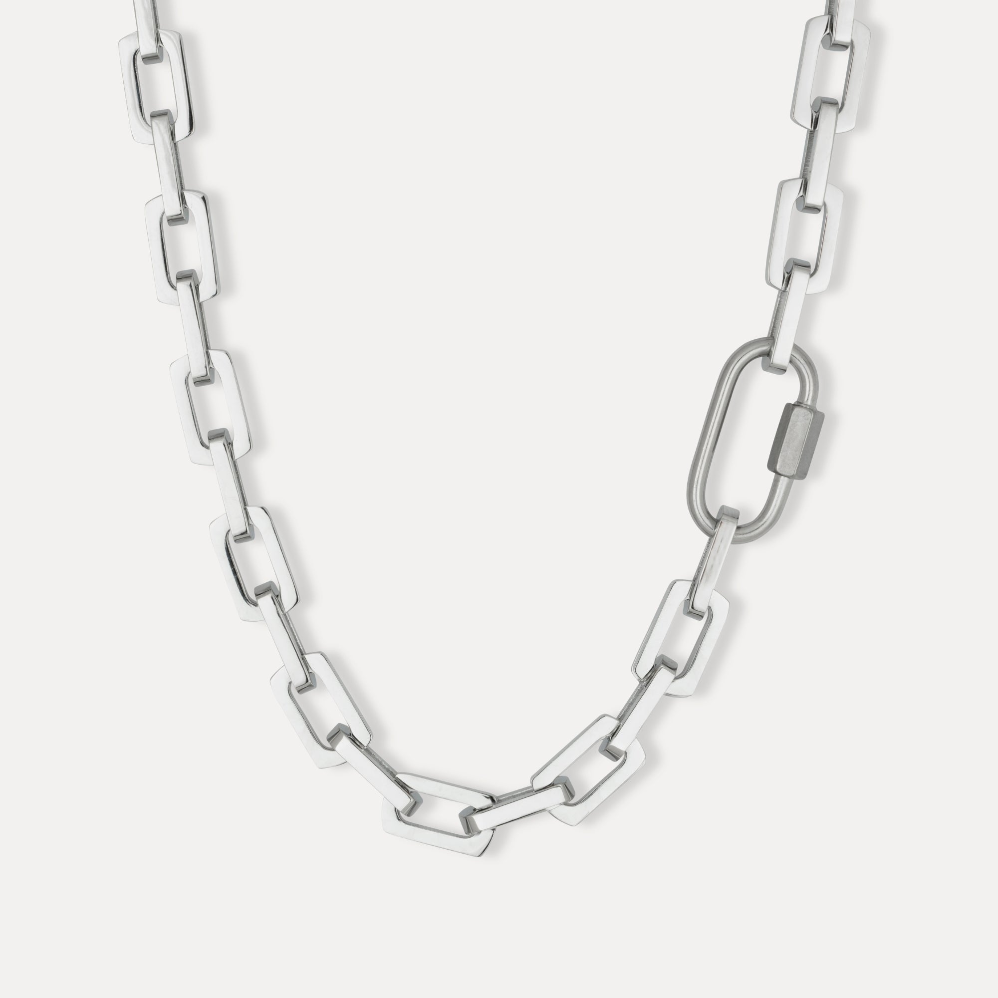 10MM Chunky Choker Chain - Mens Silver Chains UK | Twistedpendant