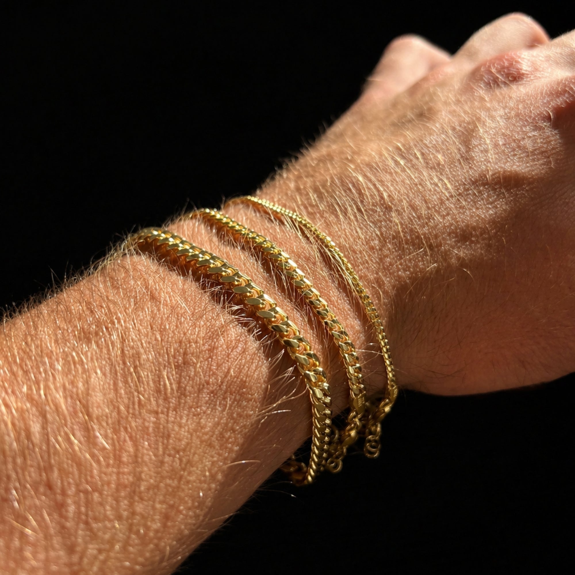 Italian 925 Gold Cuban Bracelet (2MM)