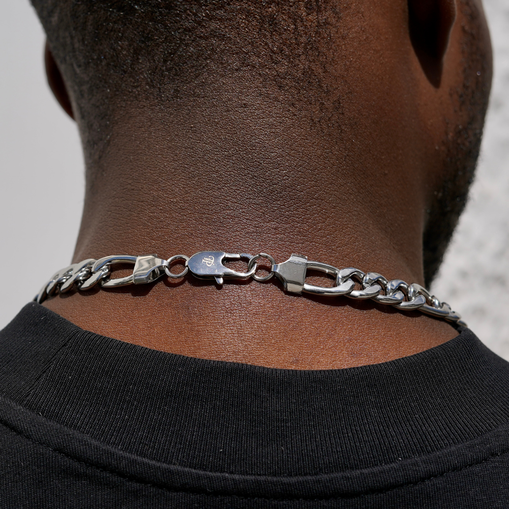 Silver Figaro Chain (11MM)
