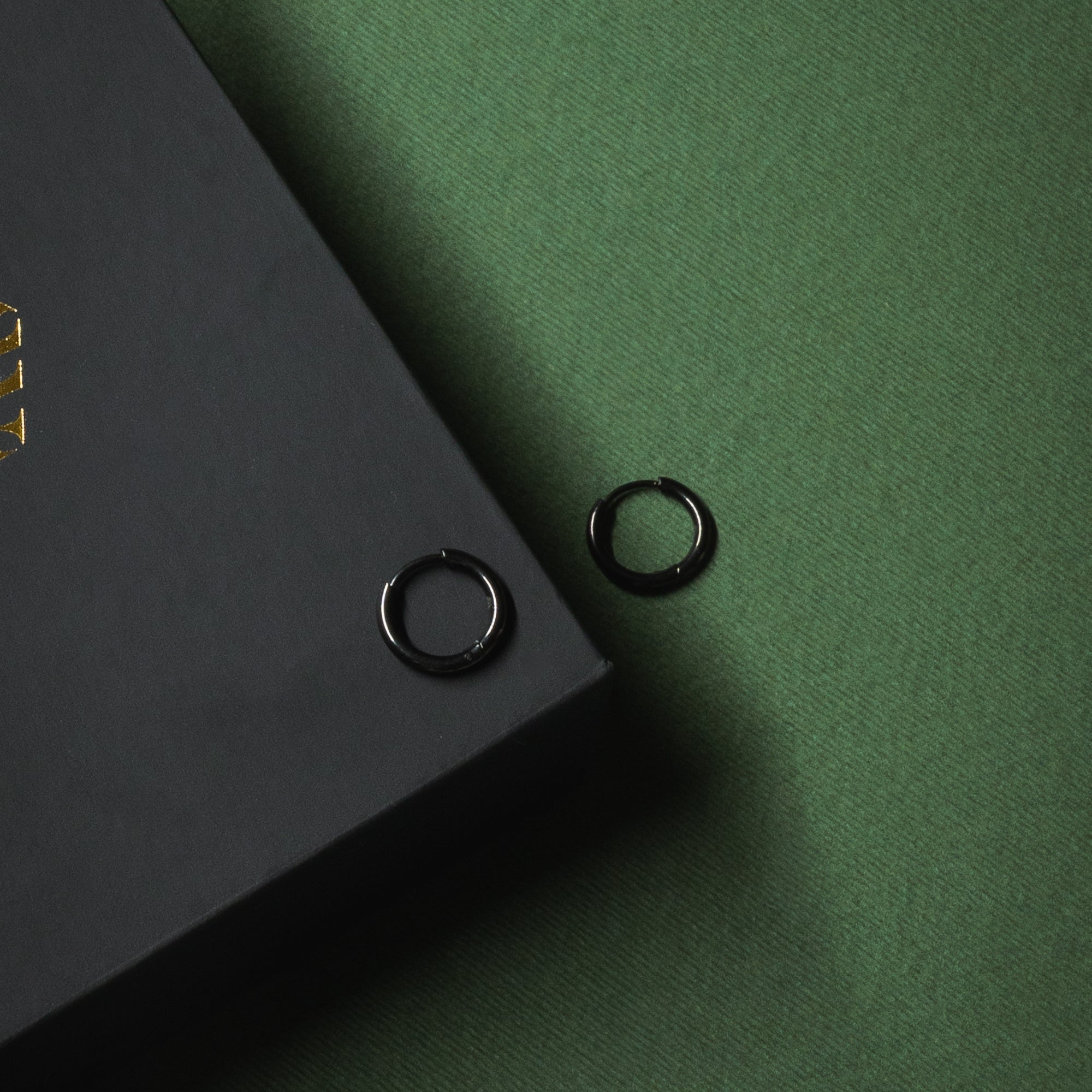 Black Steel Hoop - 14MM