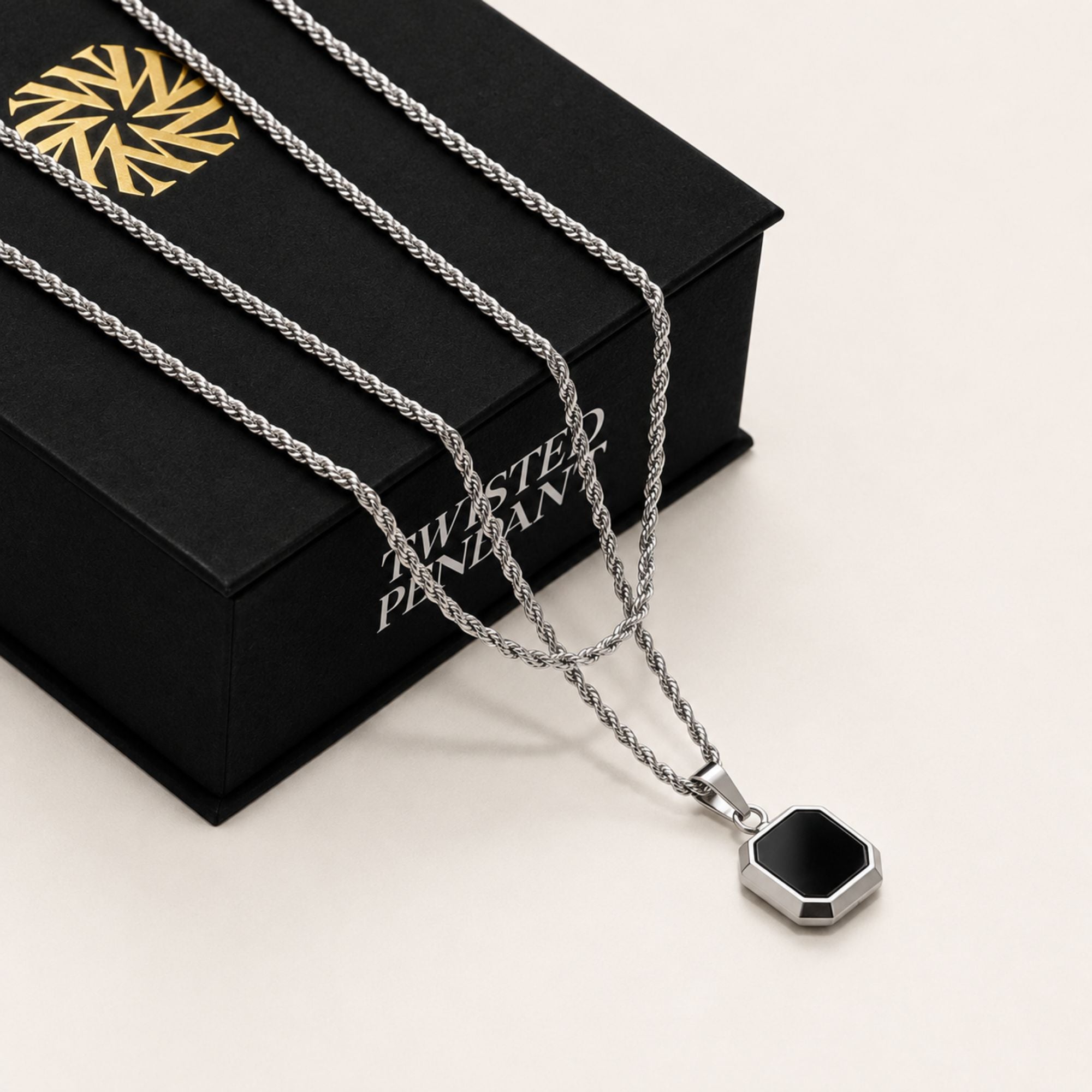 Square Onyx Set (Gold)