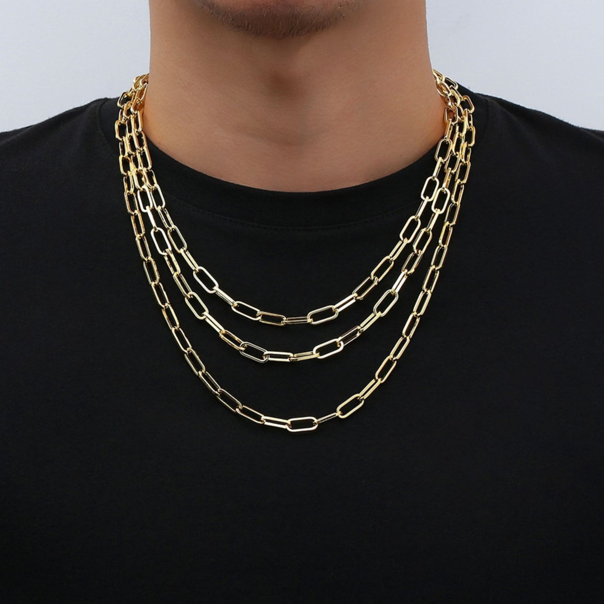 Gold Paperclip Chain (6MM)