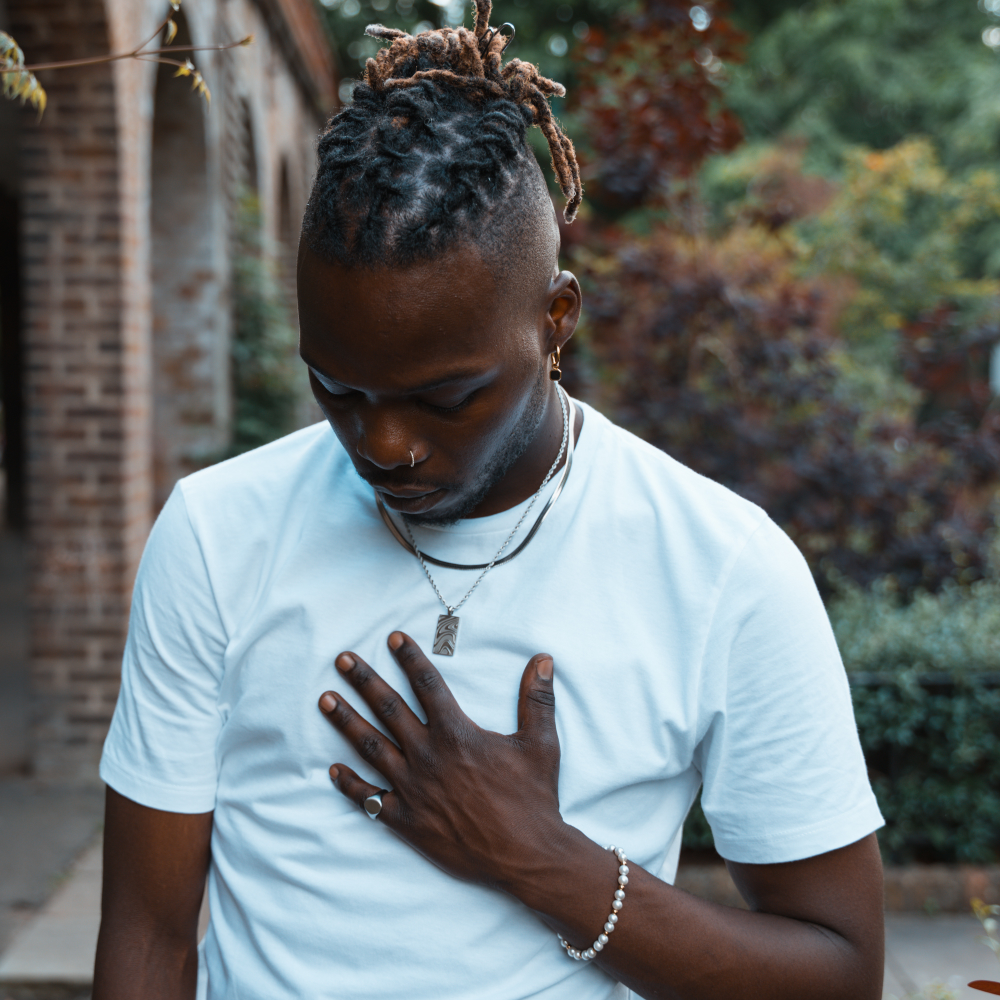 Silver Wave Pendant | Mens Silver Necklaces - By Twistedpendant