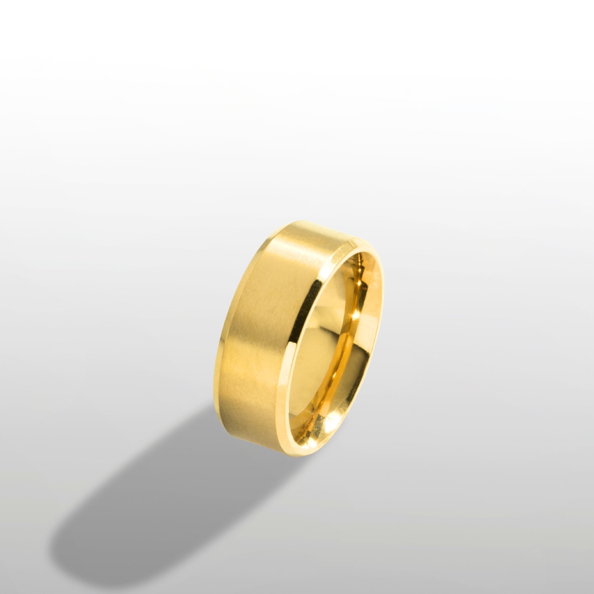 Brushed Band Ring - Gold