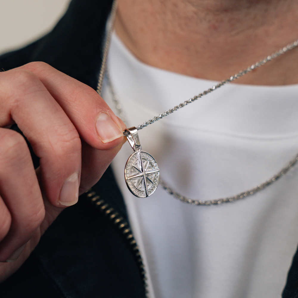 925 Mini Compass - Silver