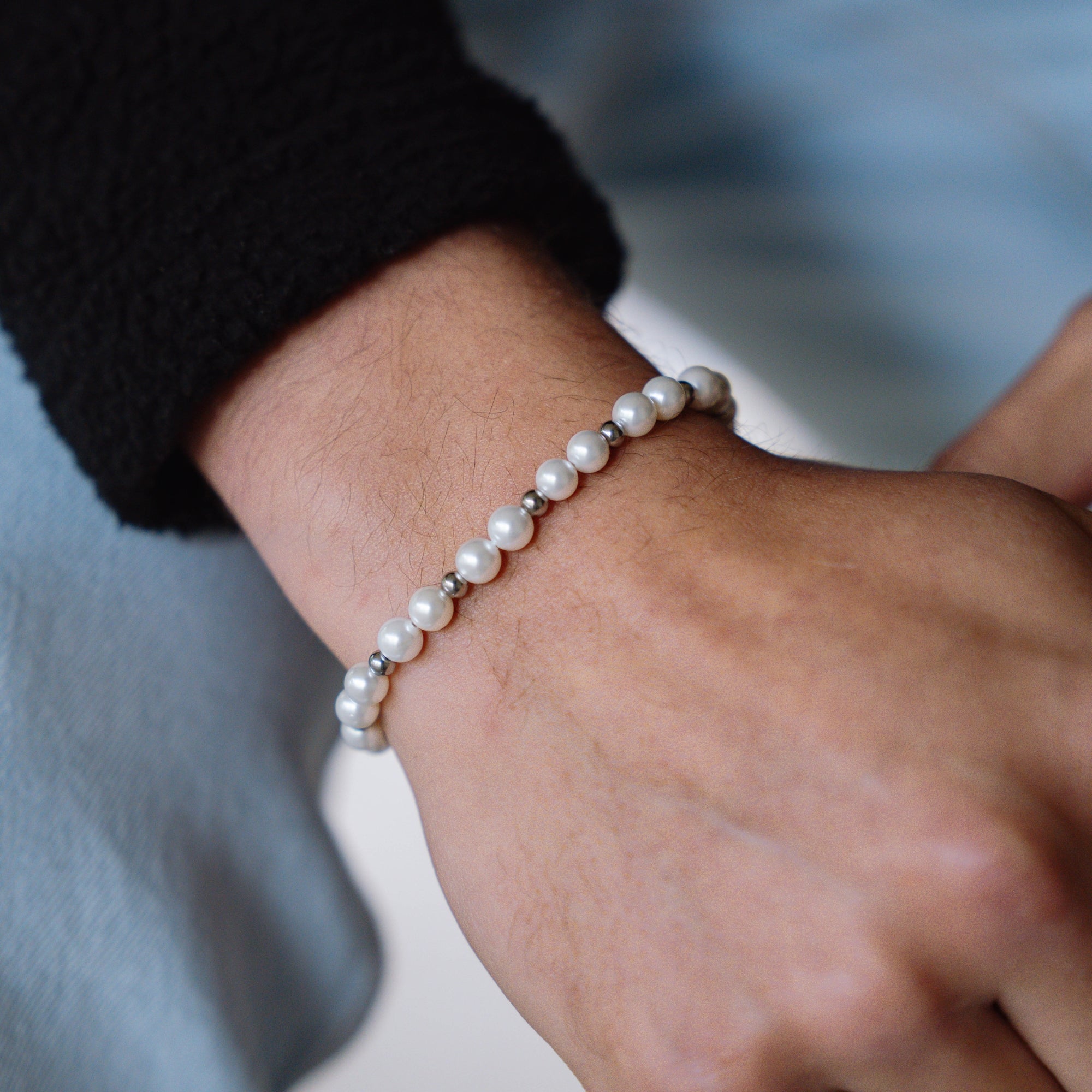 Gold Pearl Bracelet