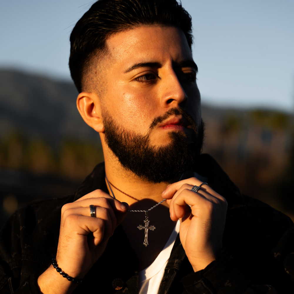 Vintage Gold Cross Pendant - Men's Gold Necklace | Twistedpendant