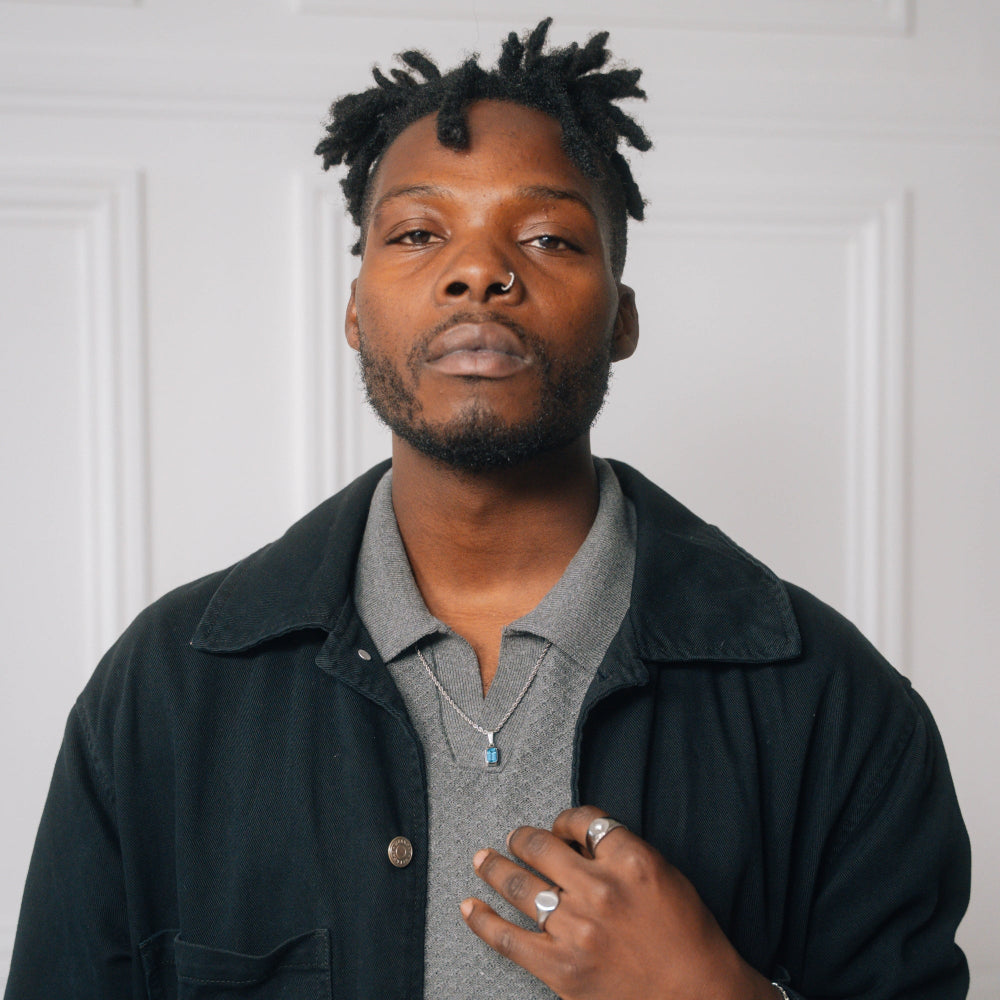 Bleu Pendant - Silver