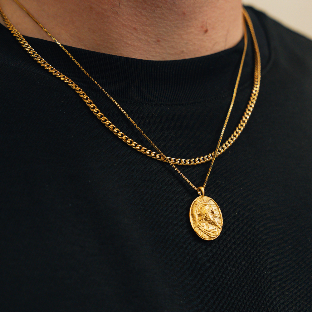 Greek God Pendant Necklace - Ares God Of War Pendant By Twistedpendant