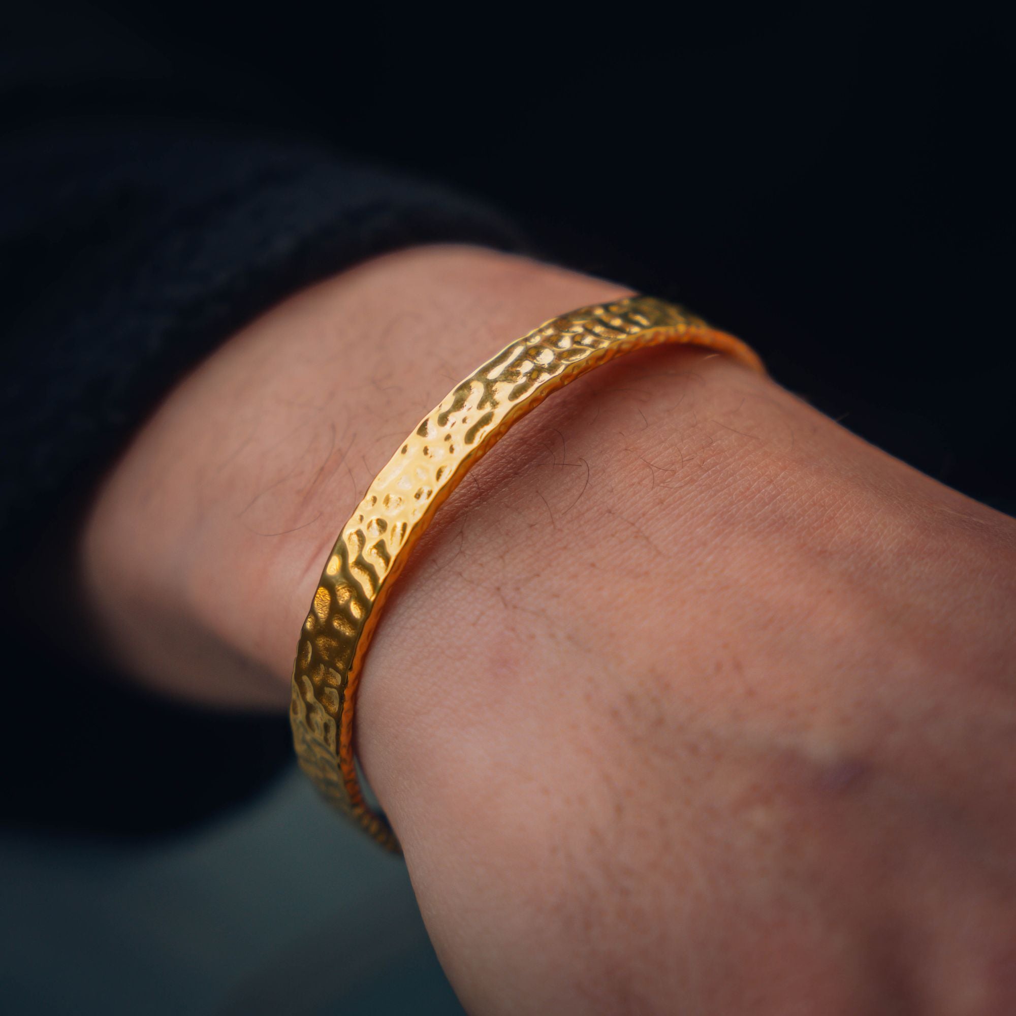 Men's Cuff Bracelets - Gold Cuff Bangle Bracelets For Men | Twistedpendant