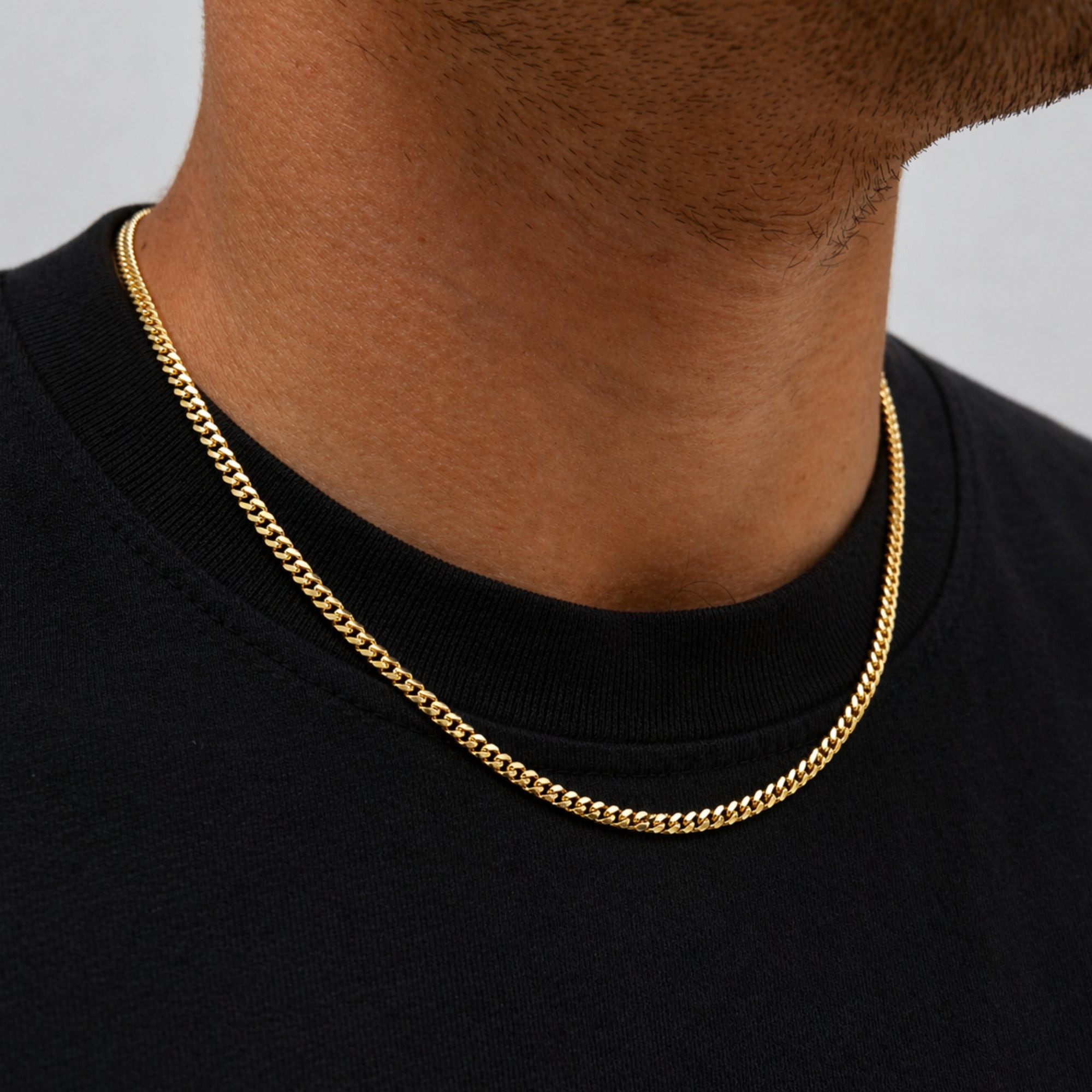 Italian 925 Gold Cuban Chain (3.5MM)