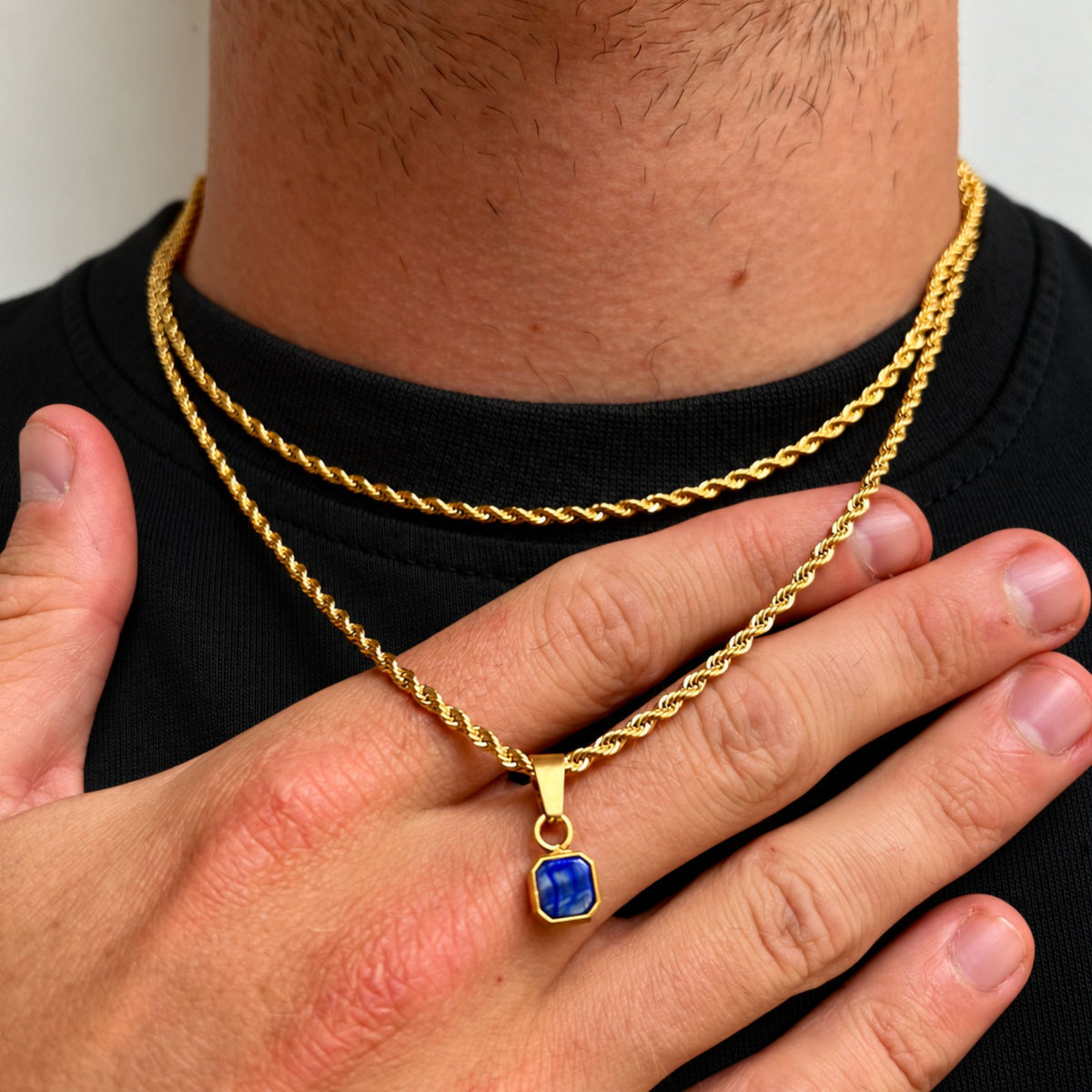 Mini Lapis Lazuli - Gold