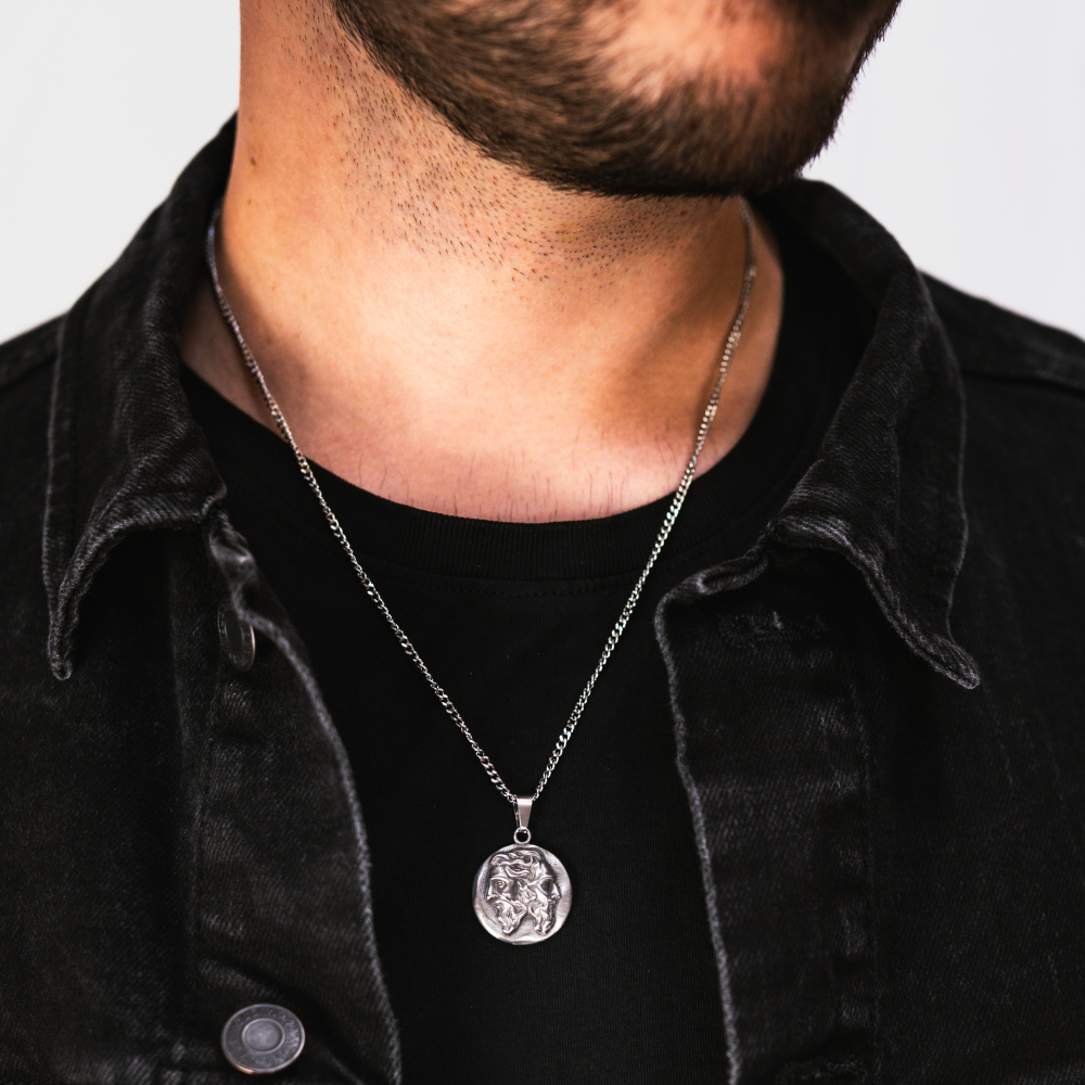 Janus Pendant | Greek God Necklace For Men – By TwistedPendant