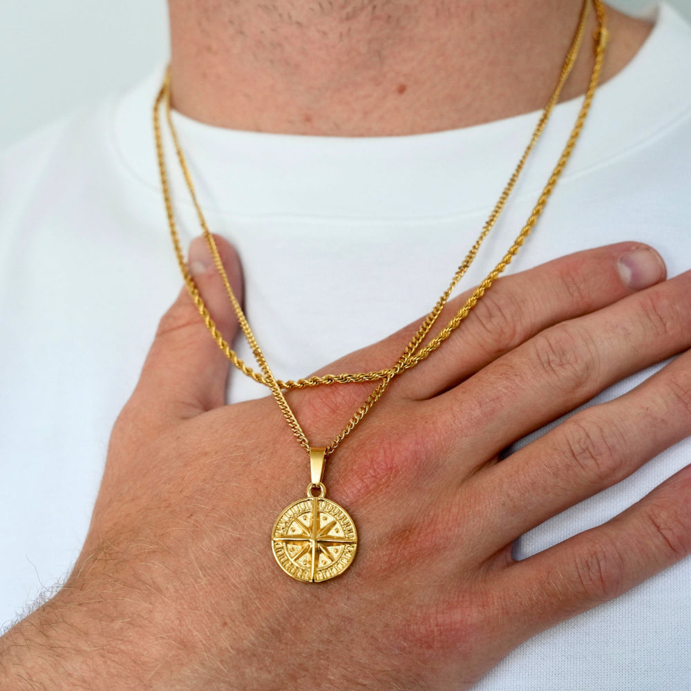 Mini Compass Set - Gold By Twistedpendant