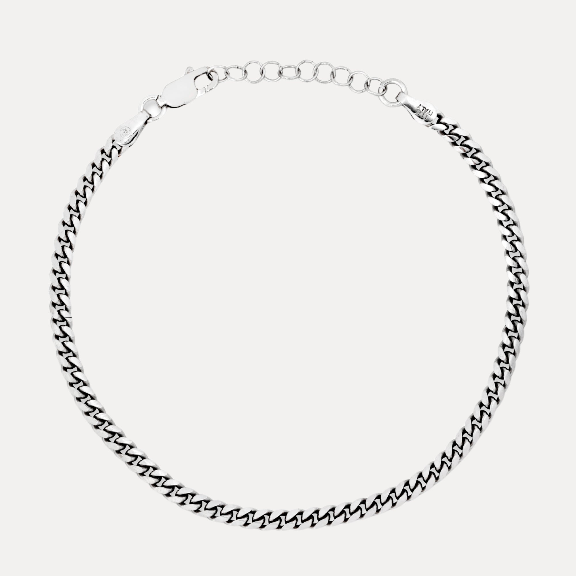 Italian 925 Silver Cuban Bracelet (3.5MM)