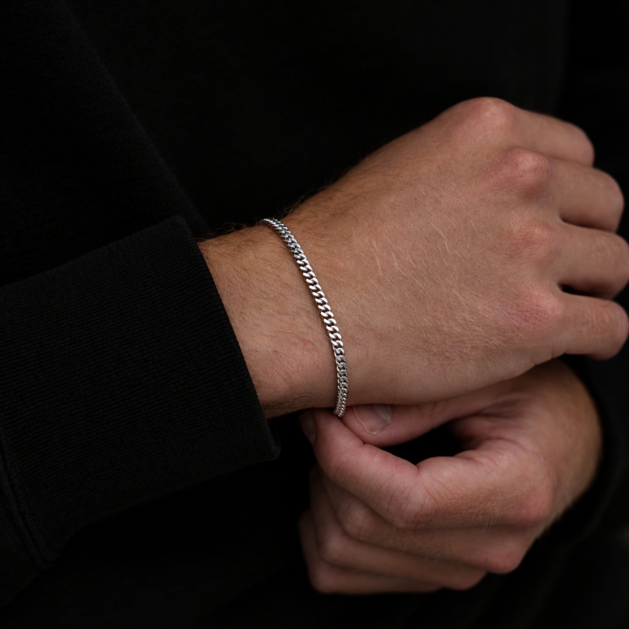 Italian 925 Silver Cuban Bracelet (3.5MM)