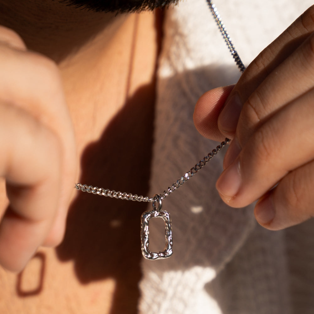 Hammered Halo - Silver