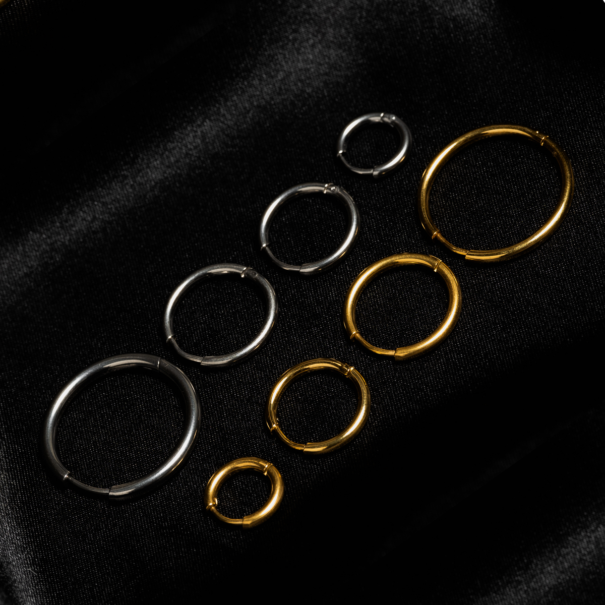 Steel Hoops (Silver)