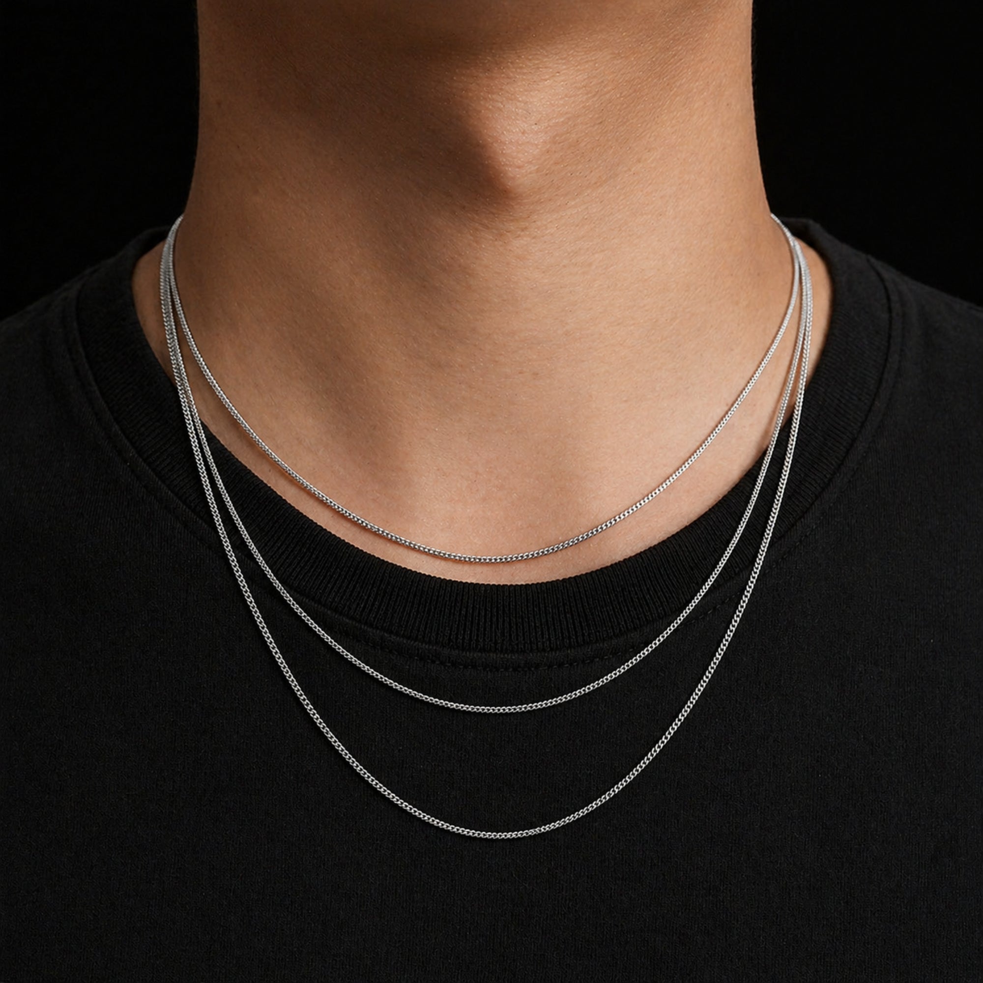 Silver Thin Cuban Chain (1.5MM)