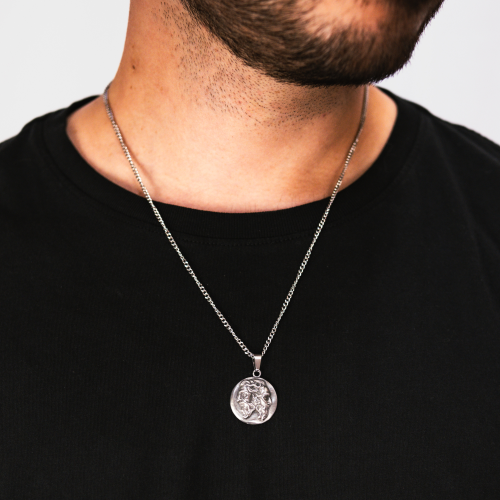 Janus Pendant | Greek God Necklace For Men – By TwistedPendant