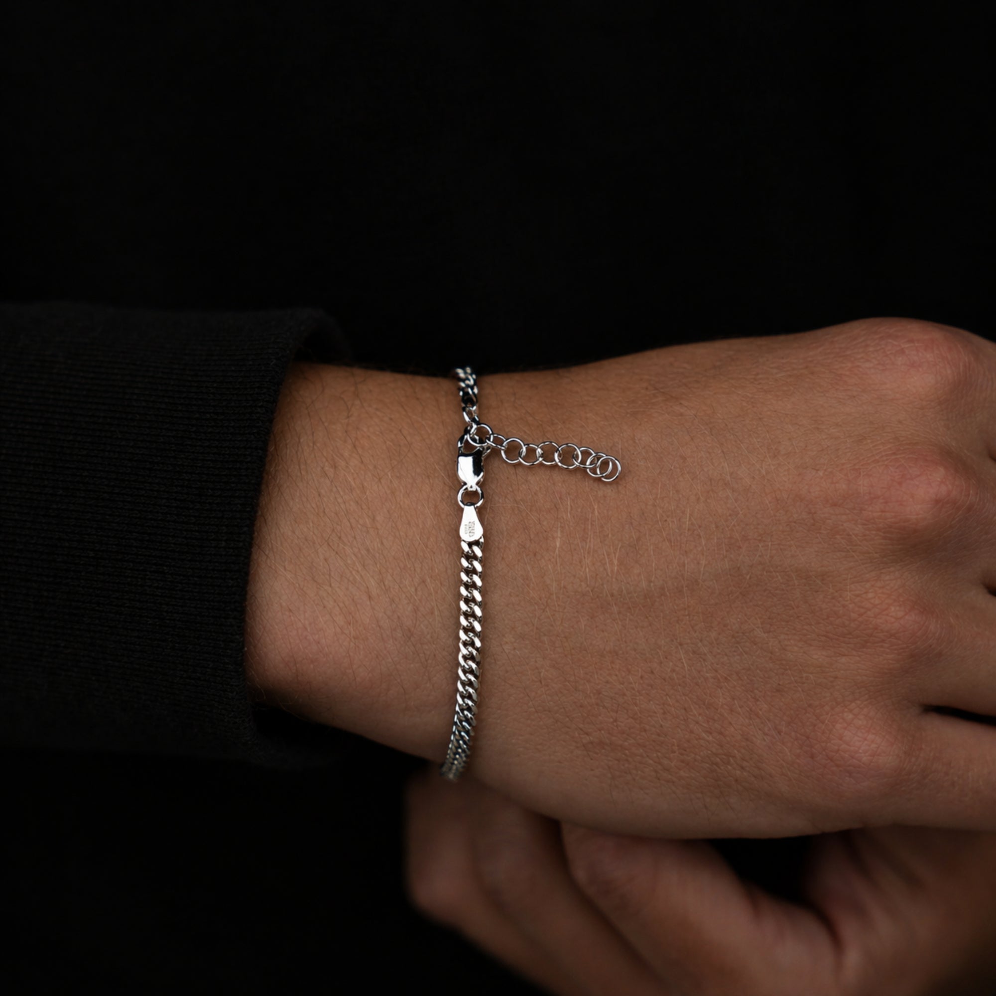 Italian 925 Silver Cuban Bracelet (3.5MM)