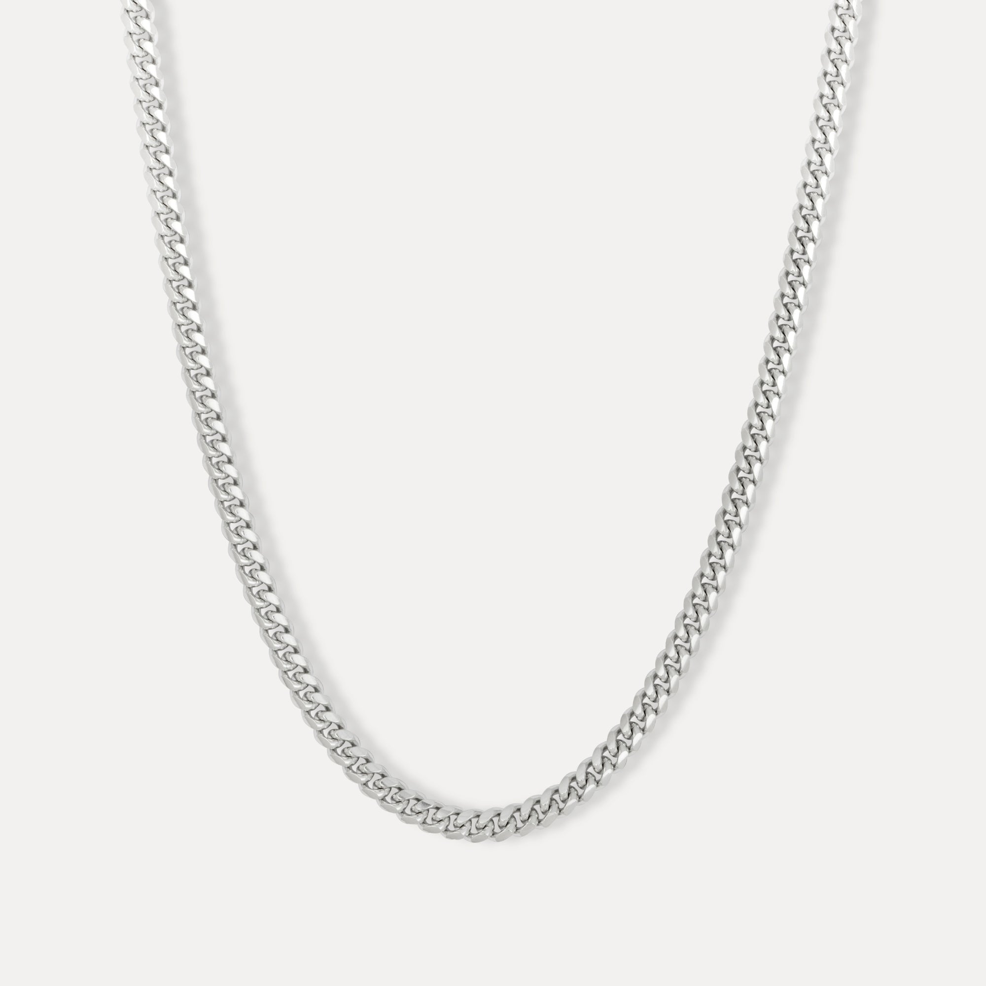Mens Necklace - 925 Silver Miami Cuban Link Chain | By Twistedpendant