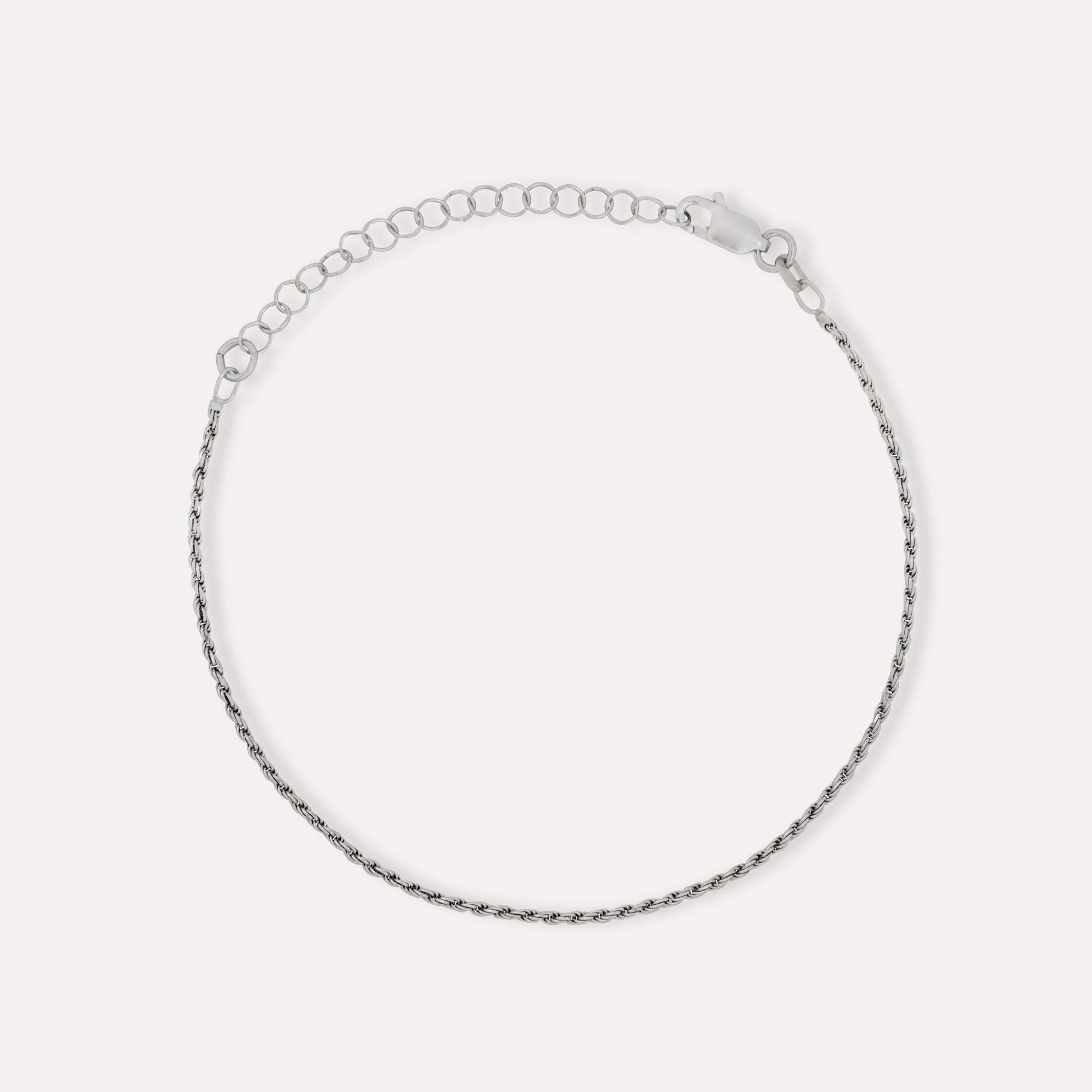 925 Silver Rope Bracelet (1.5MM)