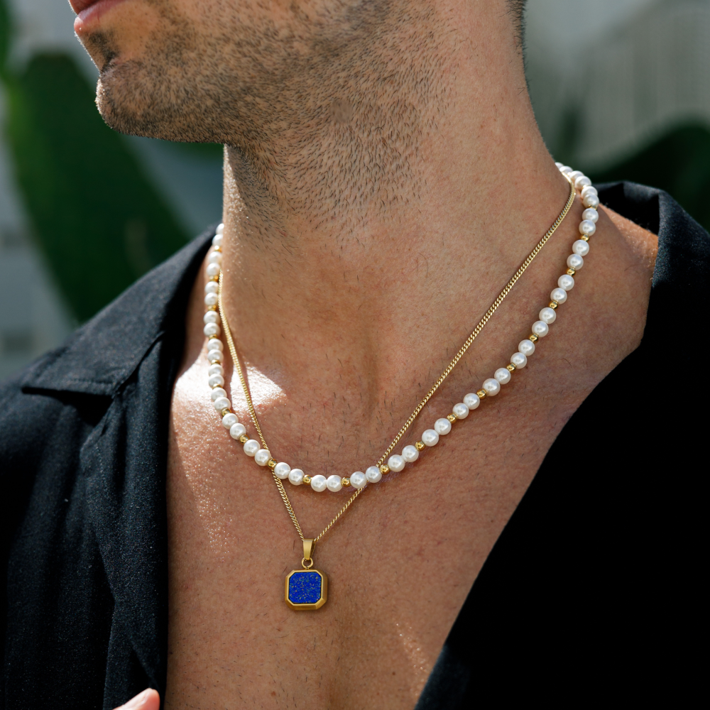 Blue lapis lazuli on sale necklace