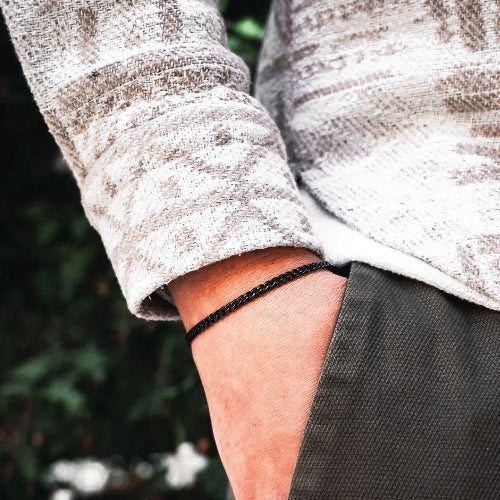 Black Cuban Bracelet (3MM)
