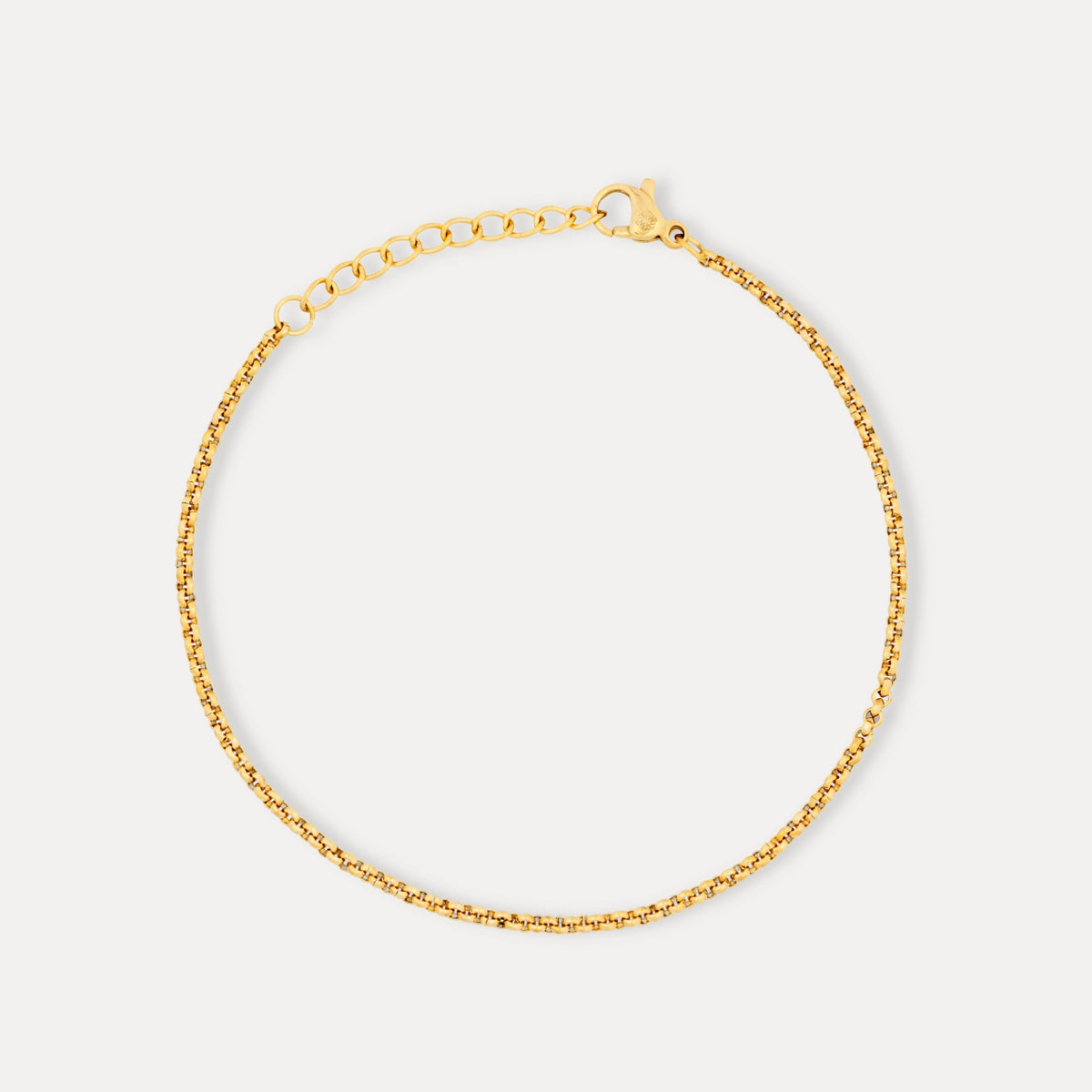 Gold Belcher Bracelet (2MM)