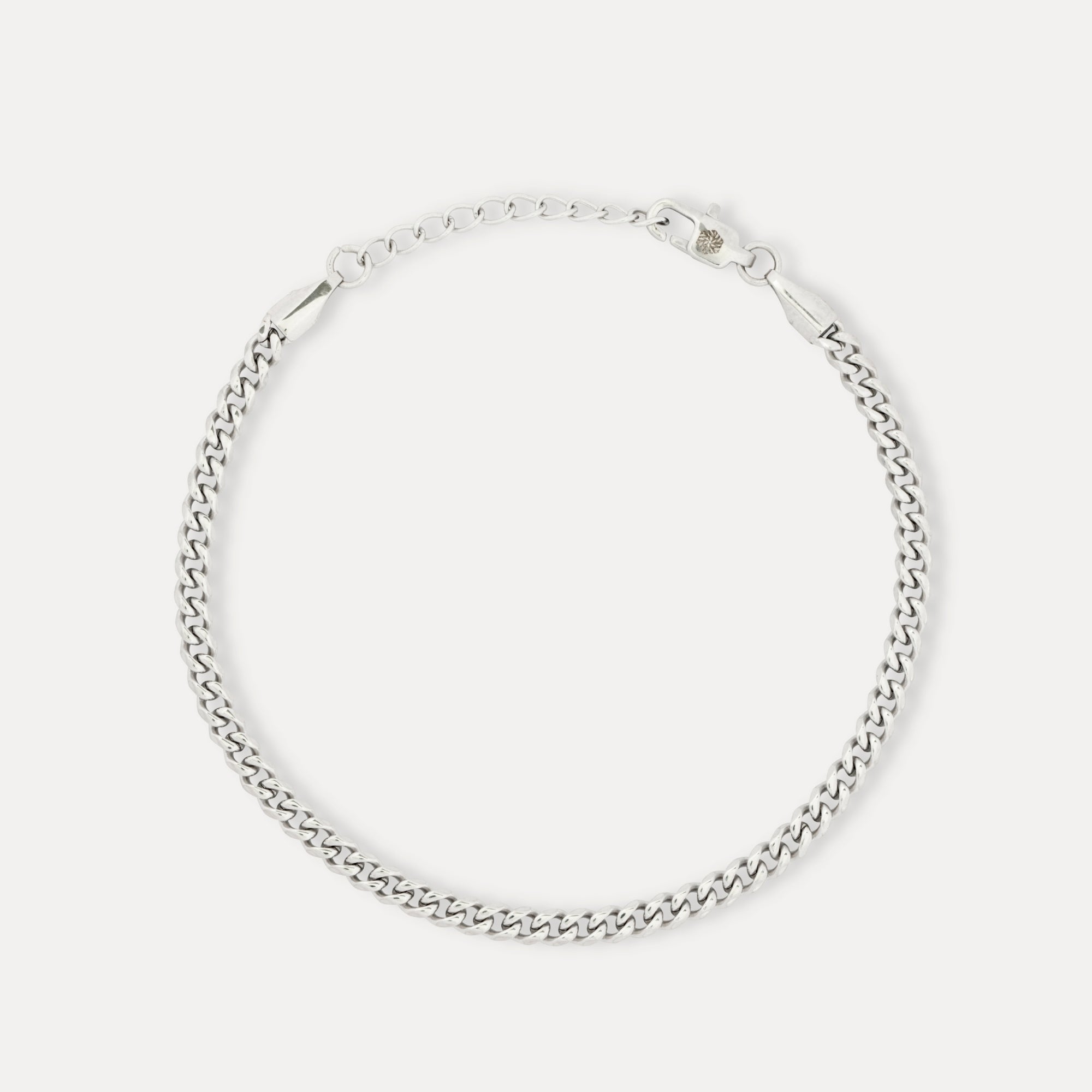 Silver Cuban + Rope Stack Bracelet