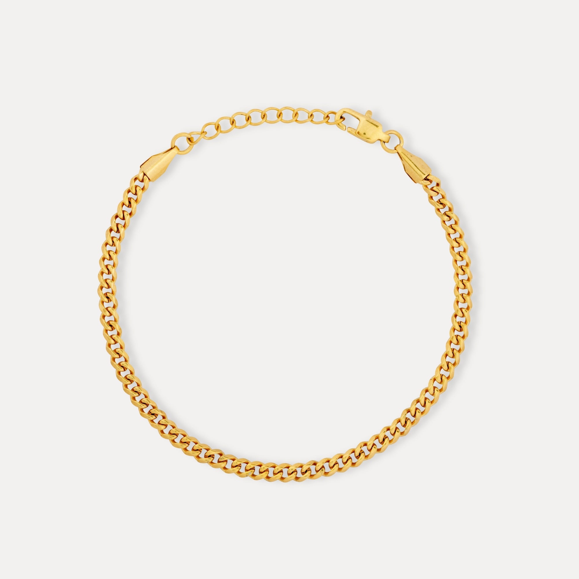 Gold Cuban + Rope Stack Bracelet