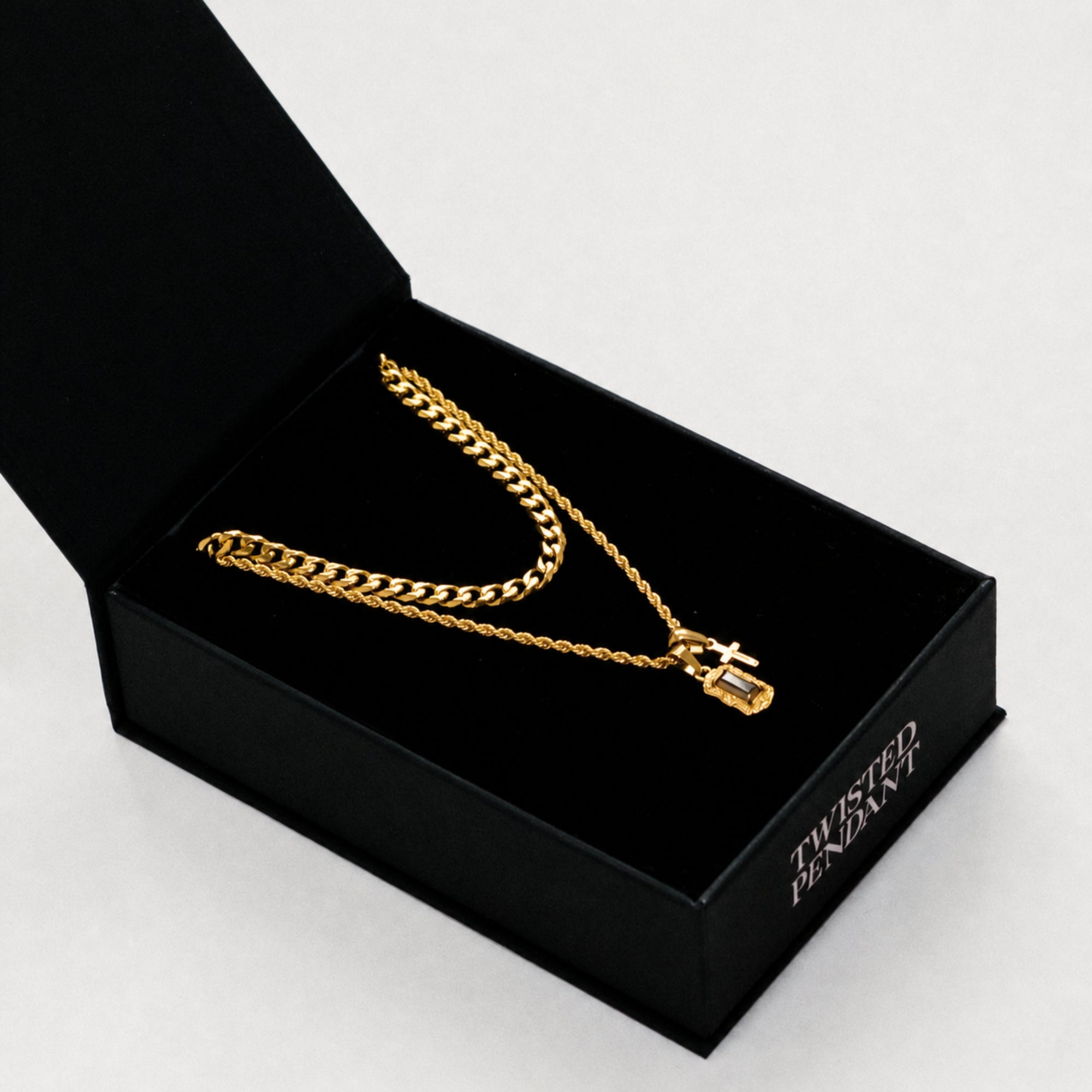 Dual Pendant Set - Gold