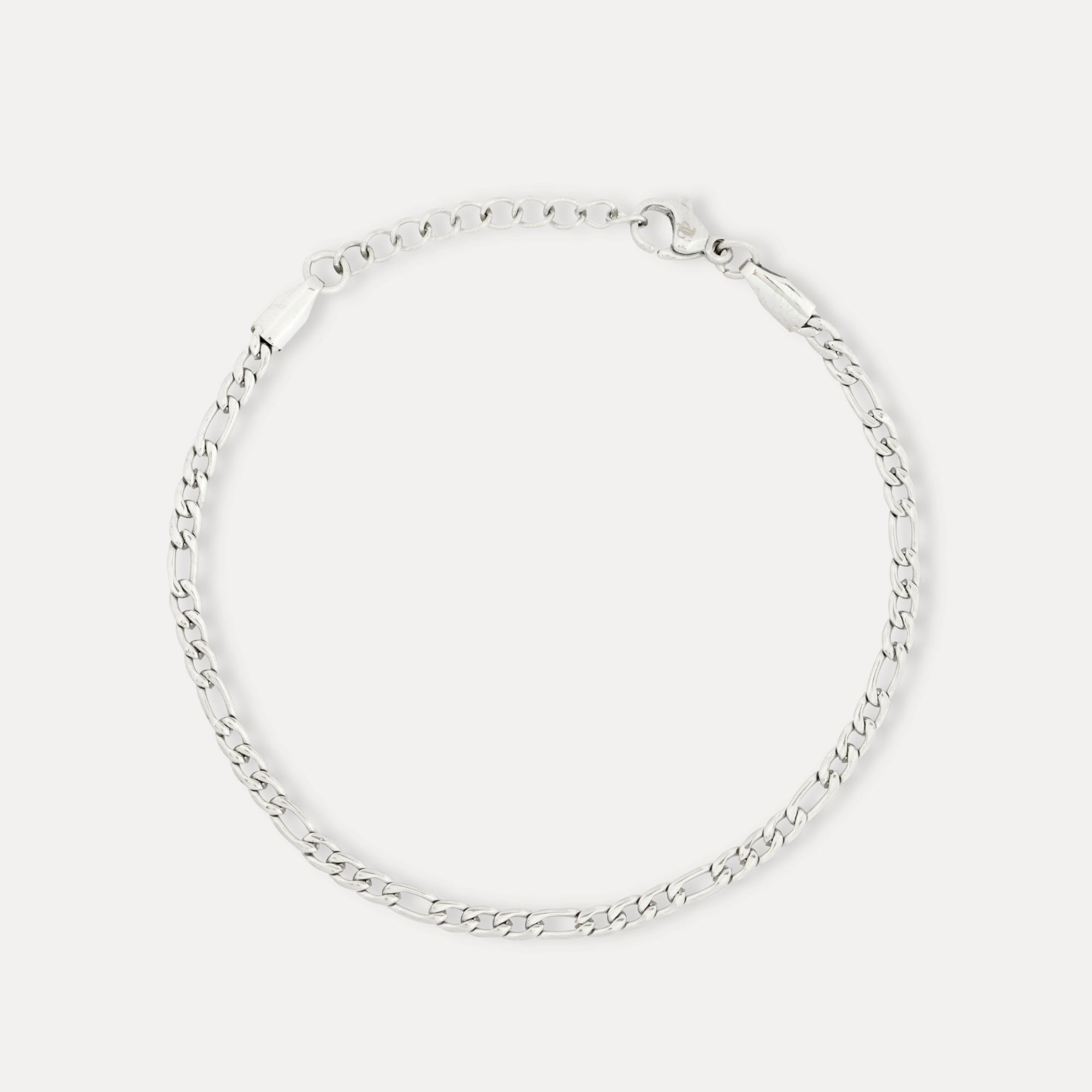 Men's Silver Figaro Bracelet (3MM) - Mens Bracelets | Twistedpendant