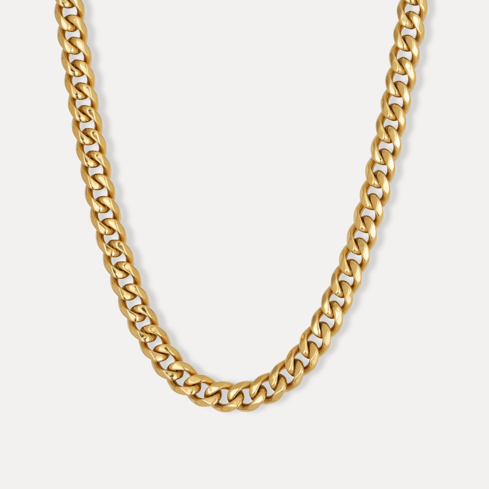 Men Cuban Chain 10mm 10 MM CUBAN LINK CHAIN 10K