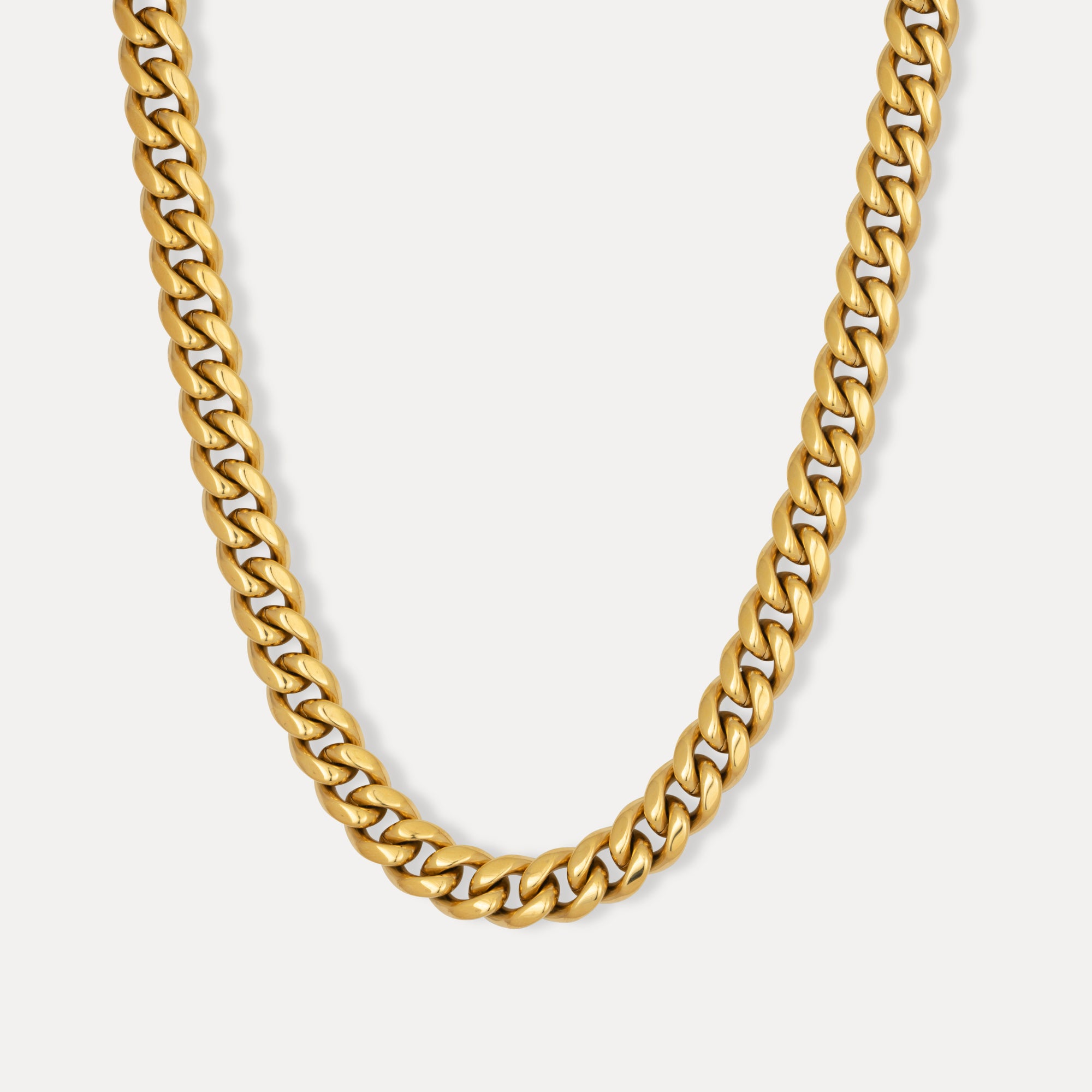 Gold Chunky Cuban Chain (12MM) - Gold Chain For Men By Twistedpendant