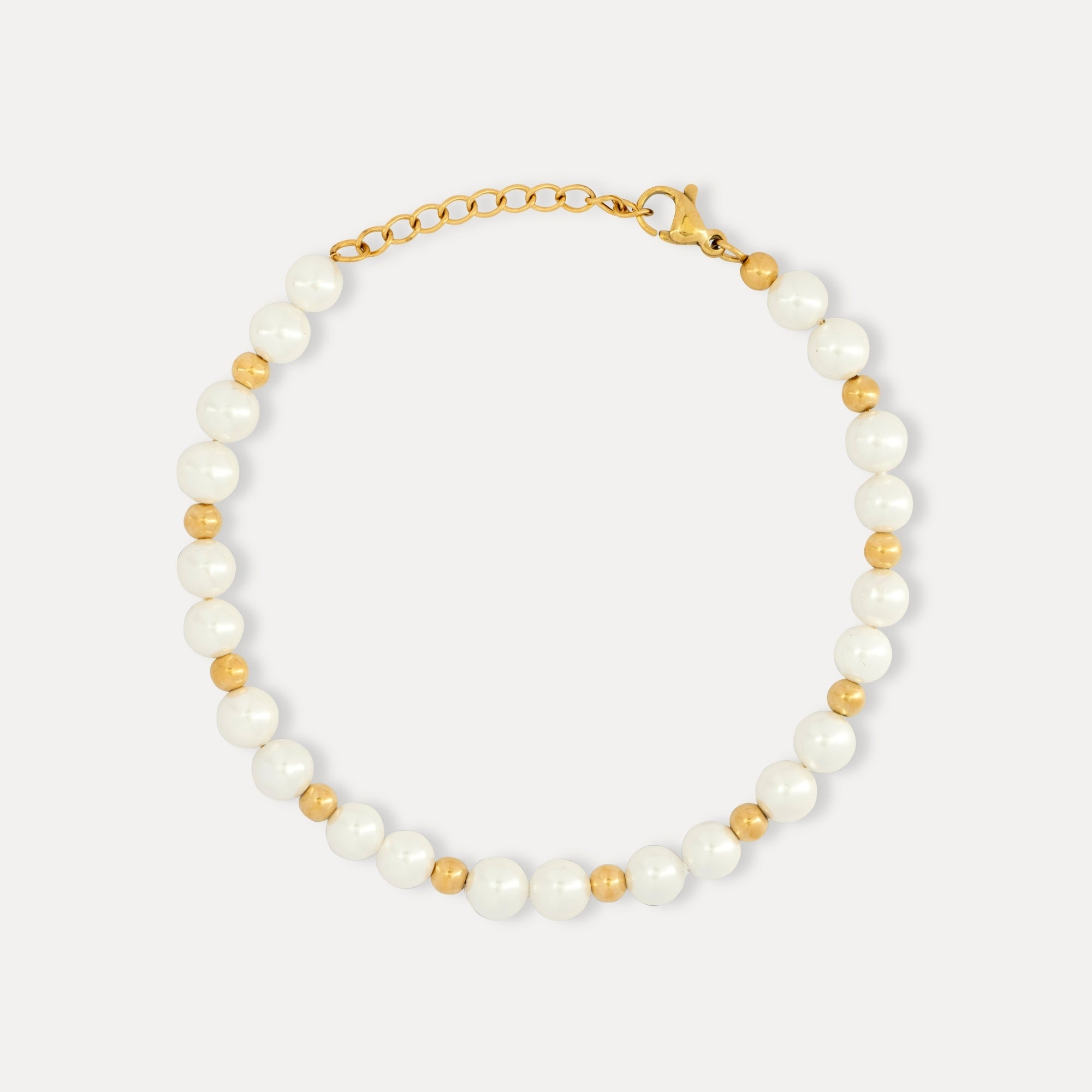 Gold Pearl Bracelet