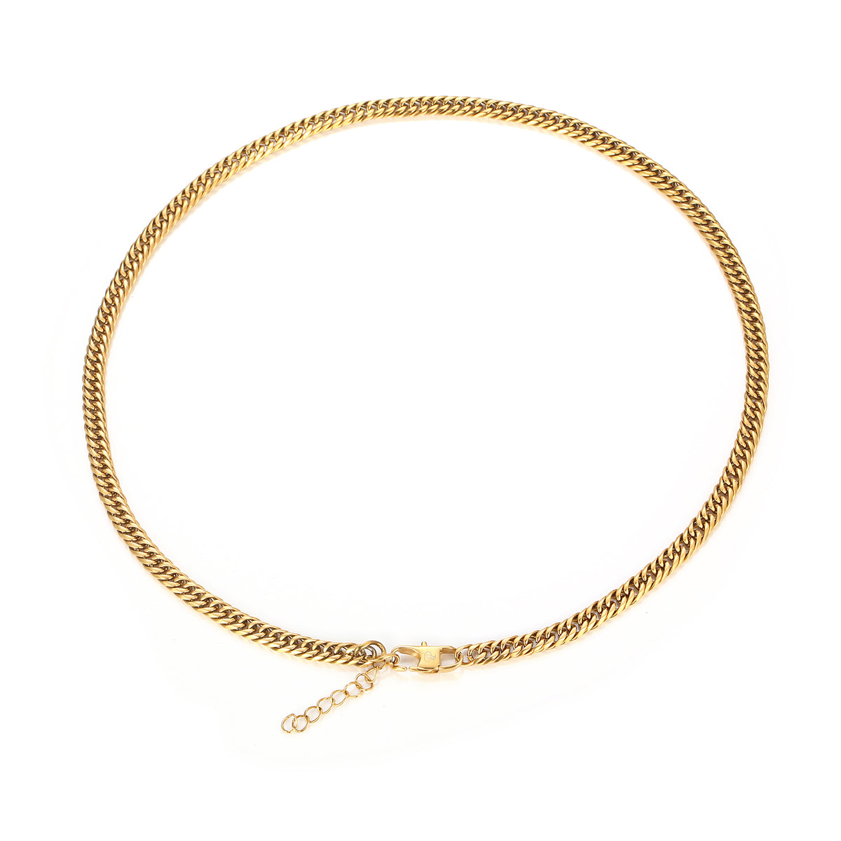 Gold Flat Cuban Chain (3MM)