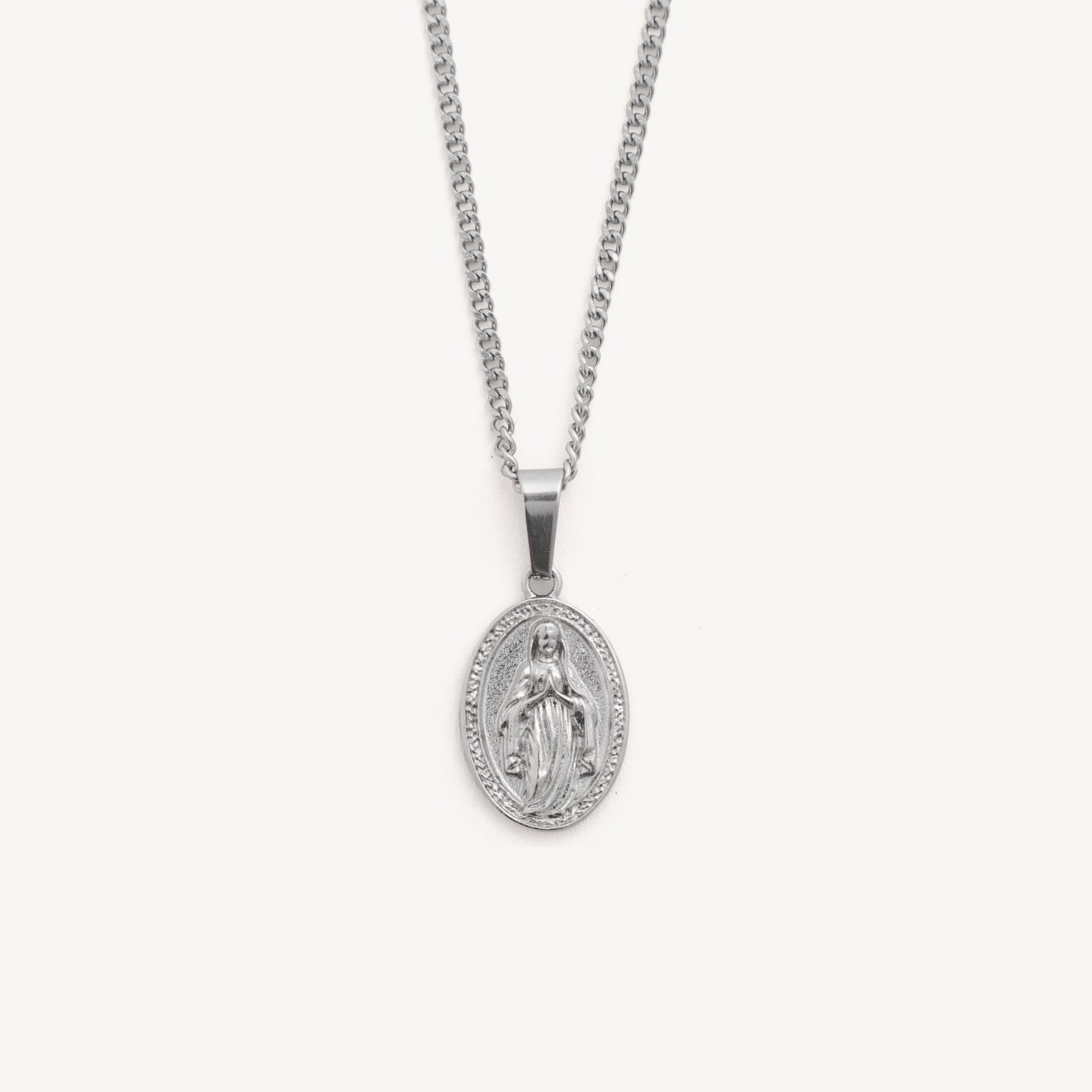 Virgin Mary - Silver (Large)