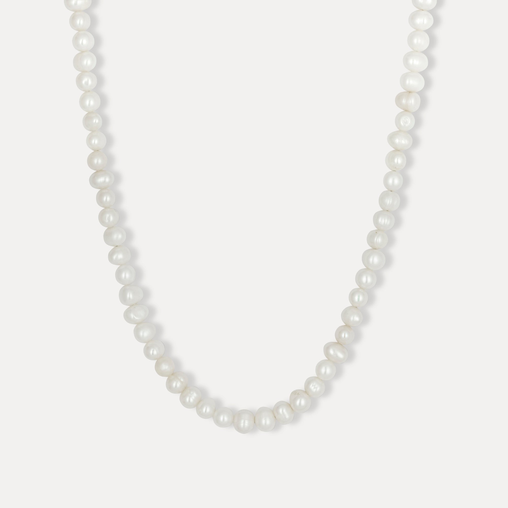 Freshwater Pearl Necklace Chain Necklace (8MM) - Shop Now | Twistedpendant