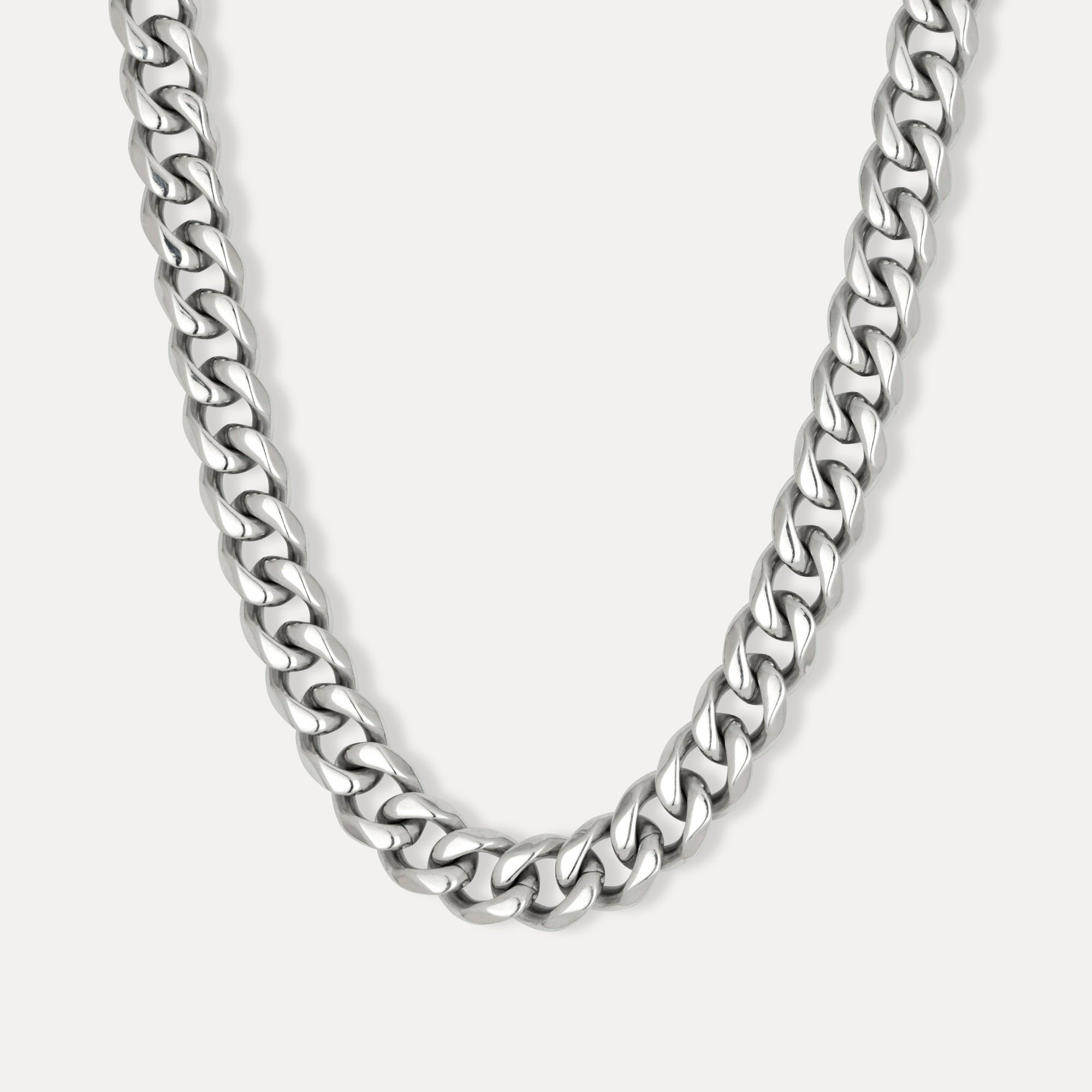 Thick Silver Cuban Chain (13MM) - Mens Necklace | Twistedpendant