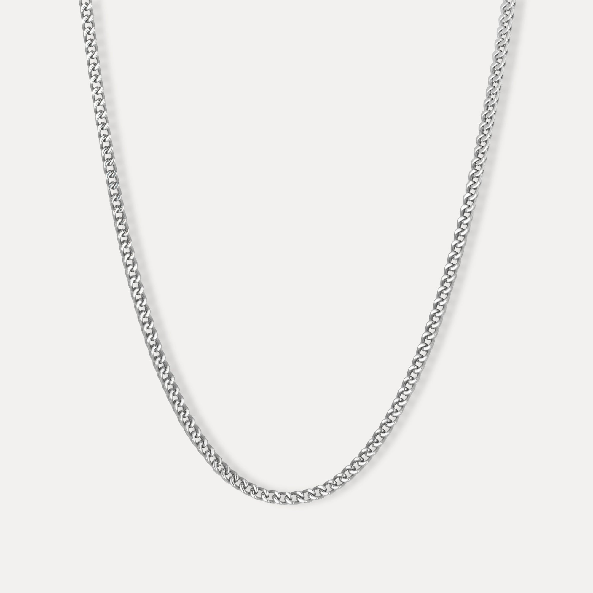 Handmade Silver Franco Chain (4MM) - Men's Silver Franco Chain | Twistedpendant