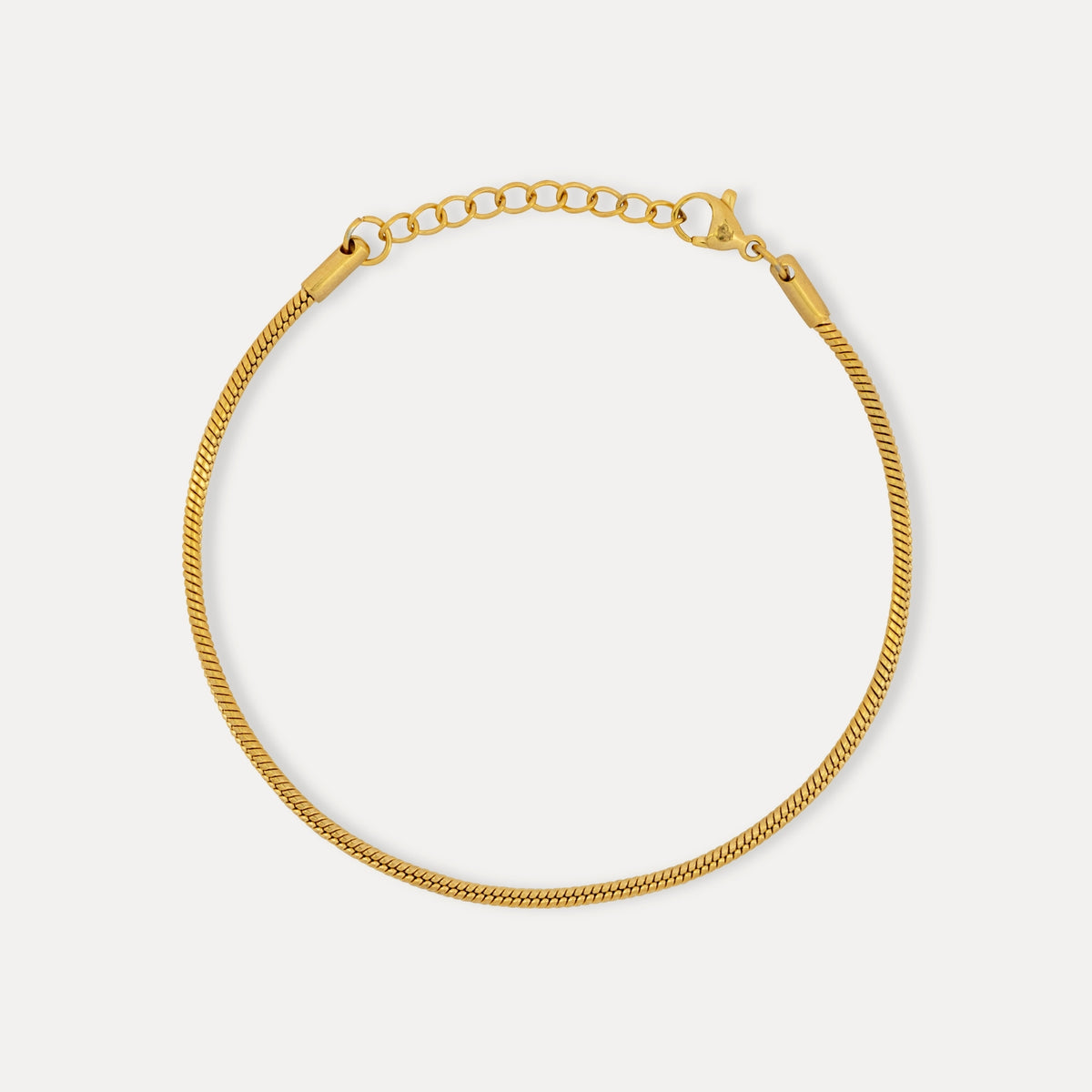 Gold Rope + Snake Stack Bracelet