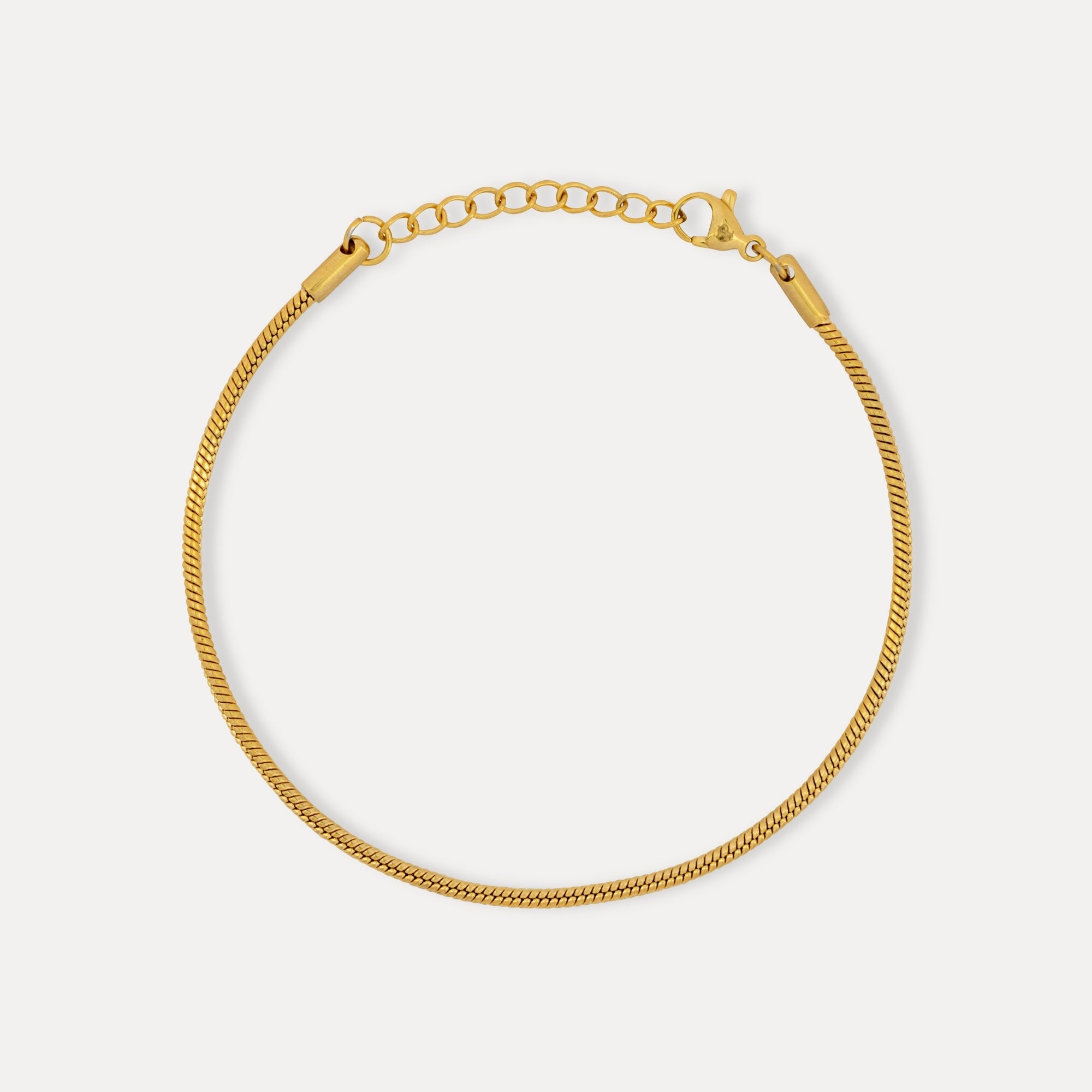 Gold Snake Bracelet (2MM)