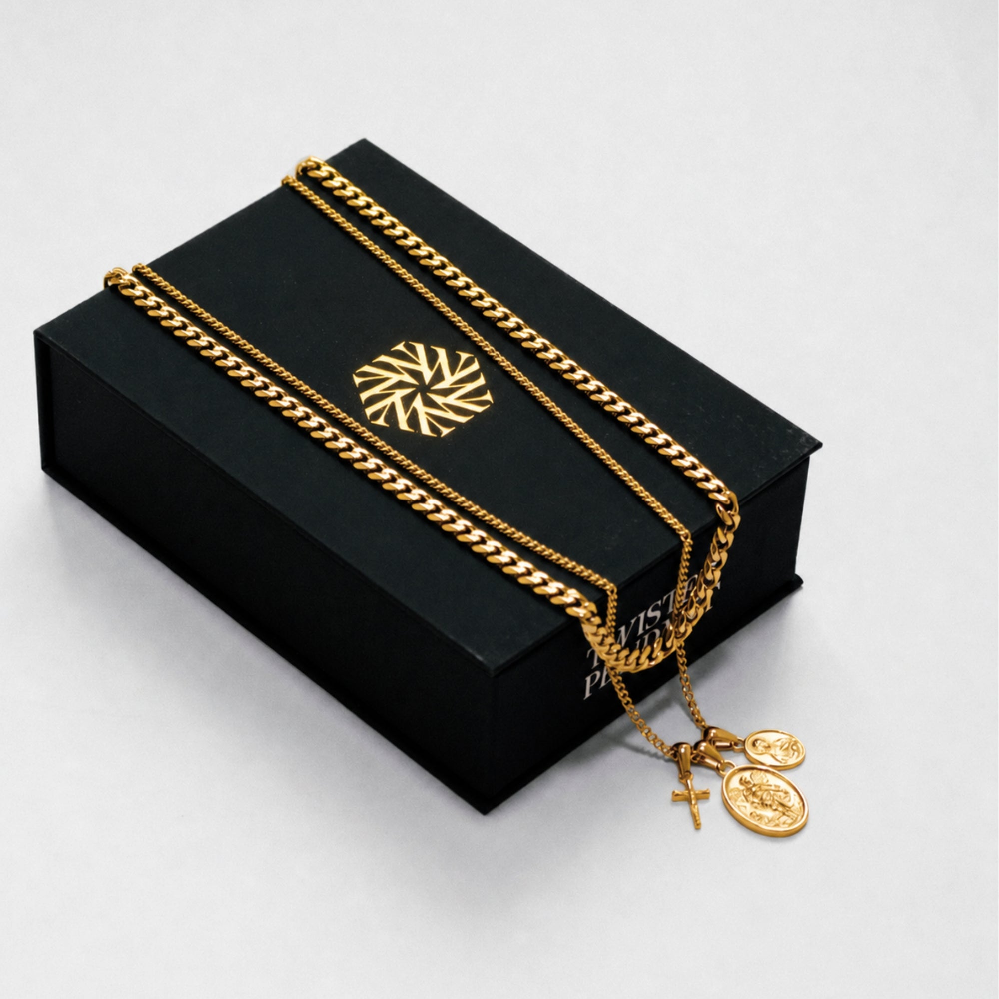 Saint Michael Layered Set - Gold